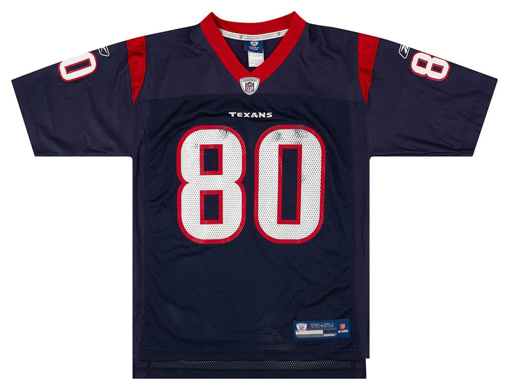 2008-11 Houston Texans A. Johnson #80 Reebok On Field Jersey (Home) M