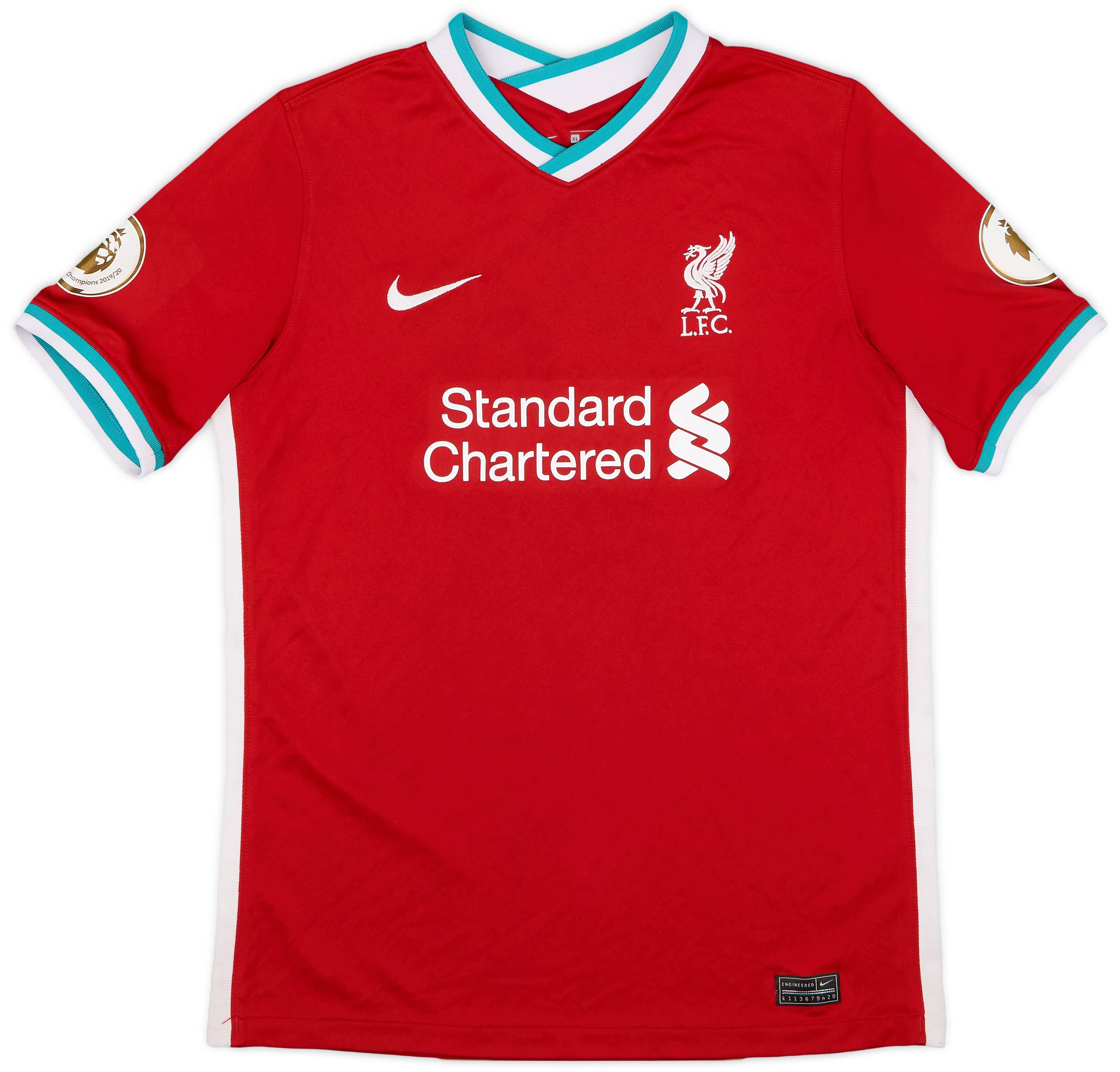 2020-21 Liverpool Home Shirt - 8/10 - (XL.Boys)