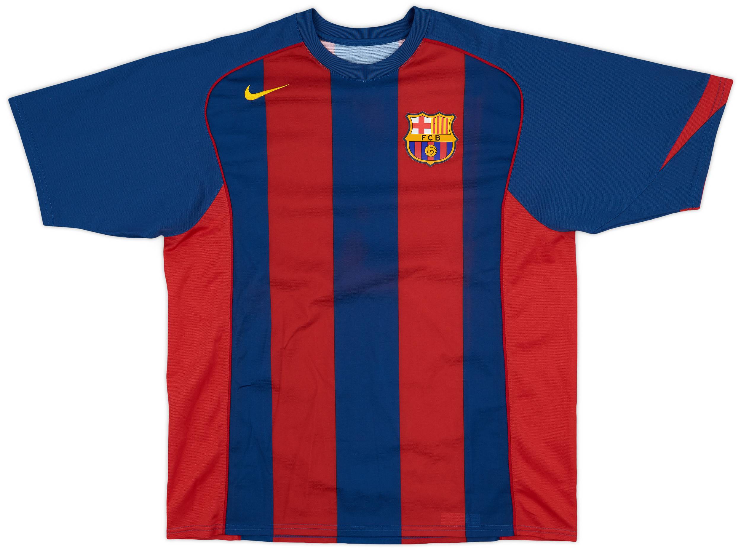 2004-05 Barcelona Basic Home Shirt - 8/10 - (L)