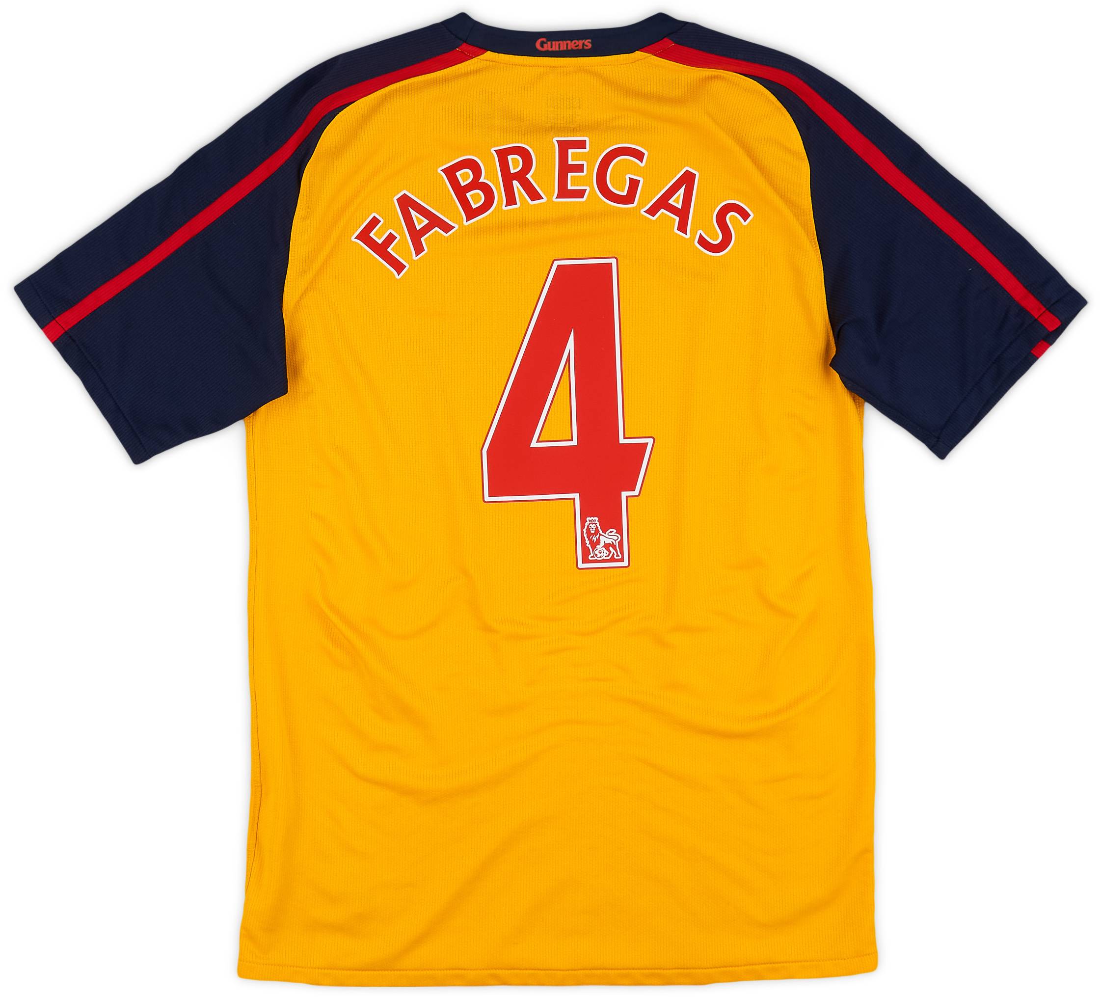 2008-09 Arsenal Away Shirt Fabregas #4 - 8/10 - (S)