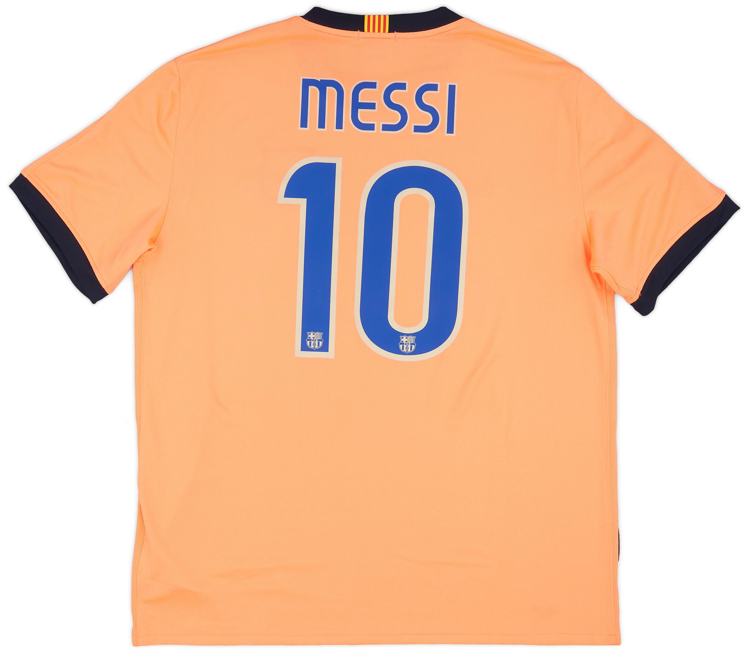 2009-10 Barcelona Away Shirt Messi #10 (XL)