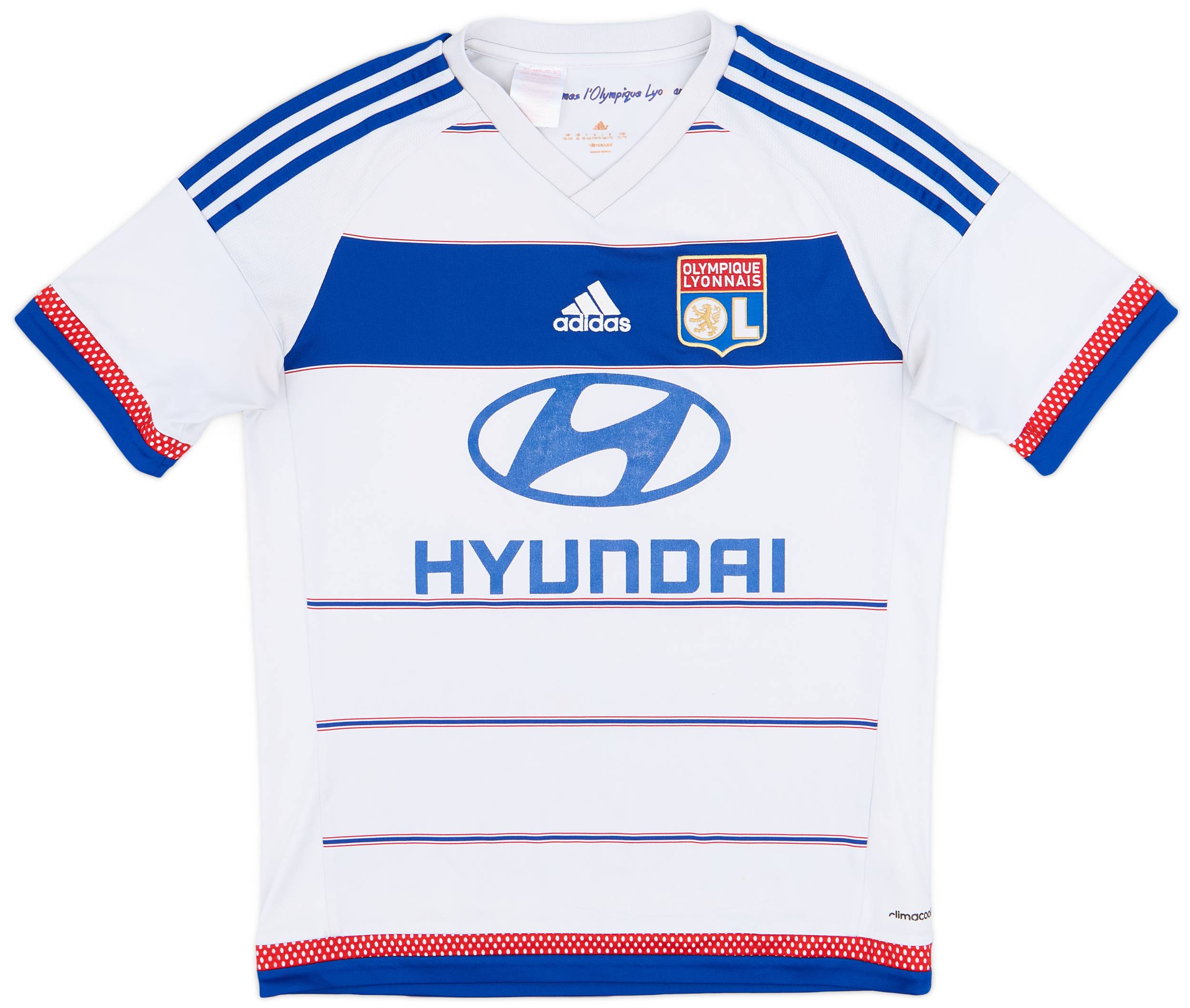 2015-16 Lyon Home Shirt - 5/10 - (XL.Boys)