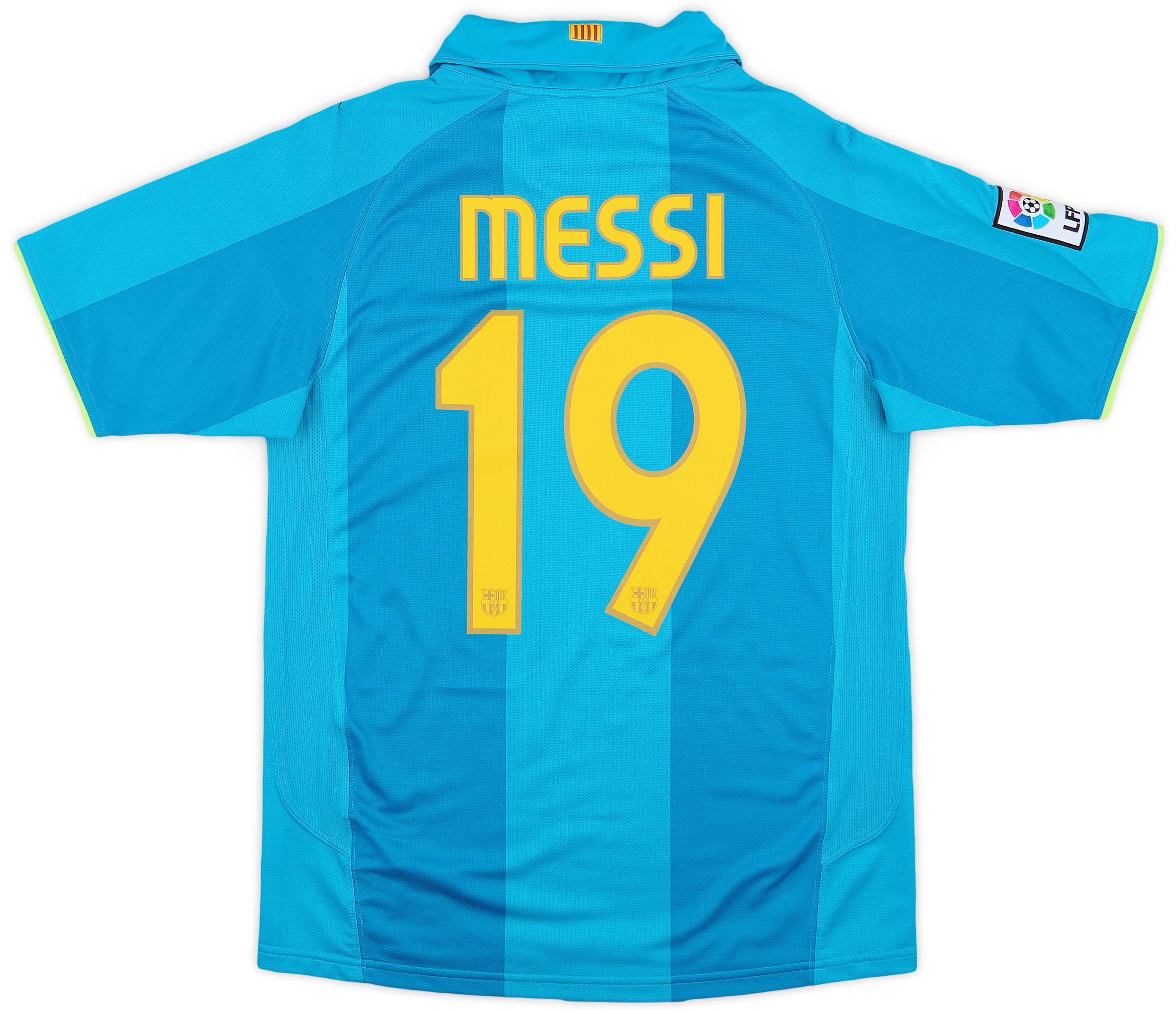 2007-09 Barcelona Away Shirt Messi #19 - 9/10 - (S)
