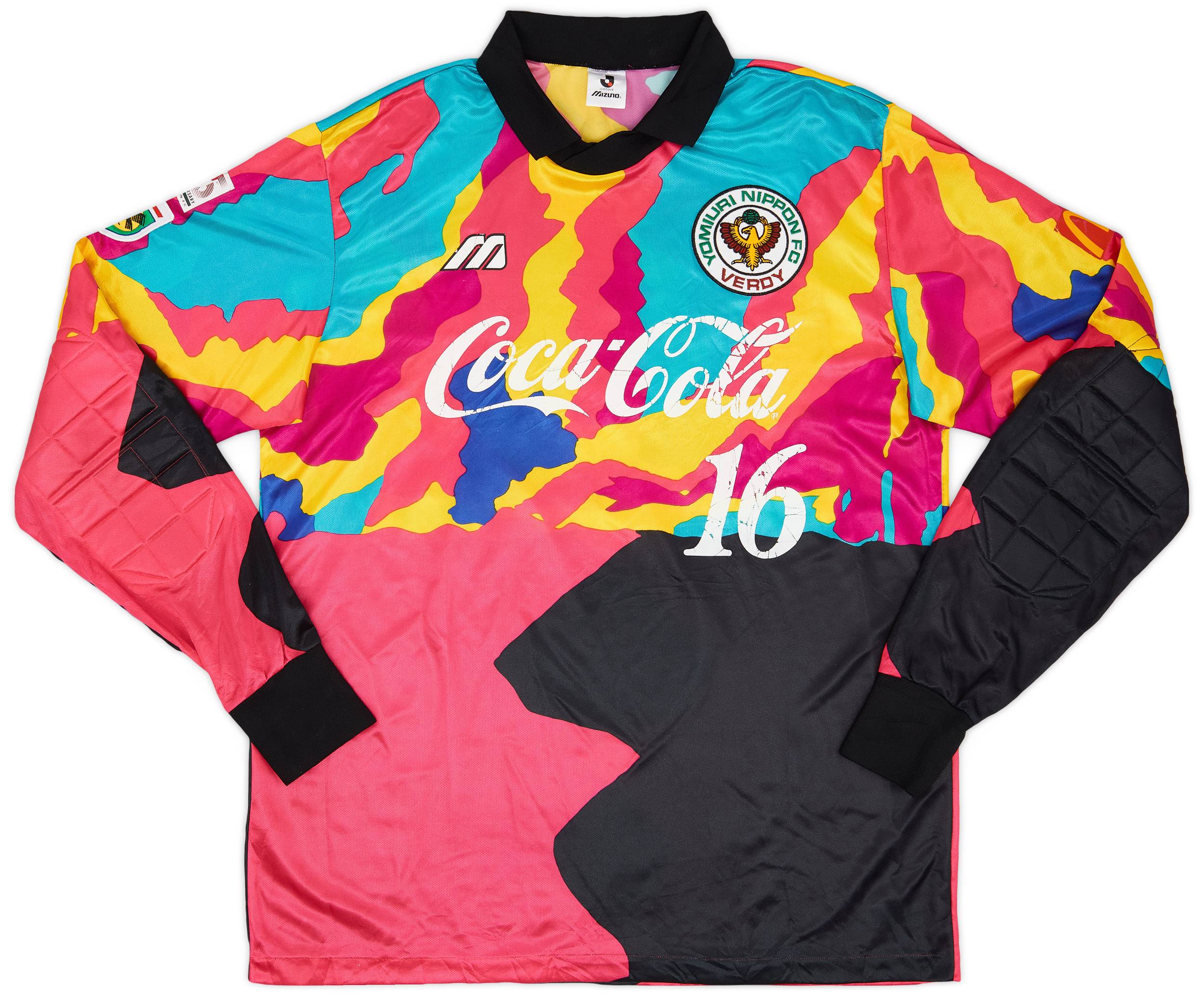 ランキング2024 Kawasaki Verdy 1993-94 Match #16 Shirt GK Issue トップス