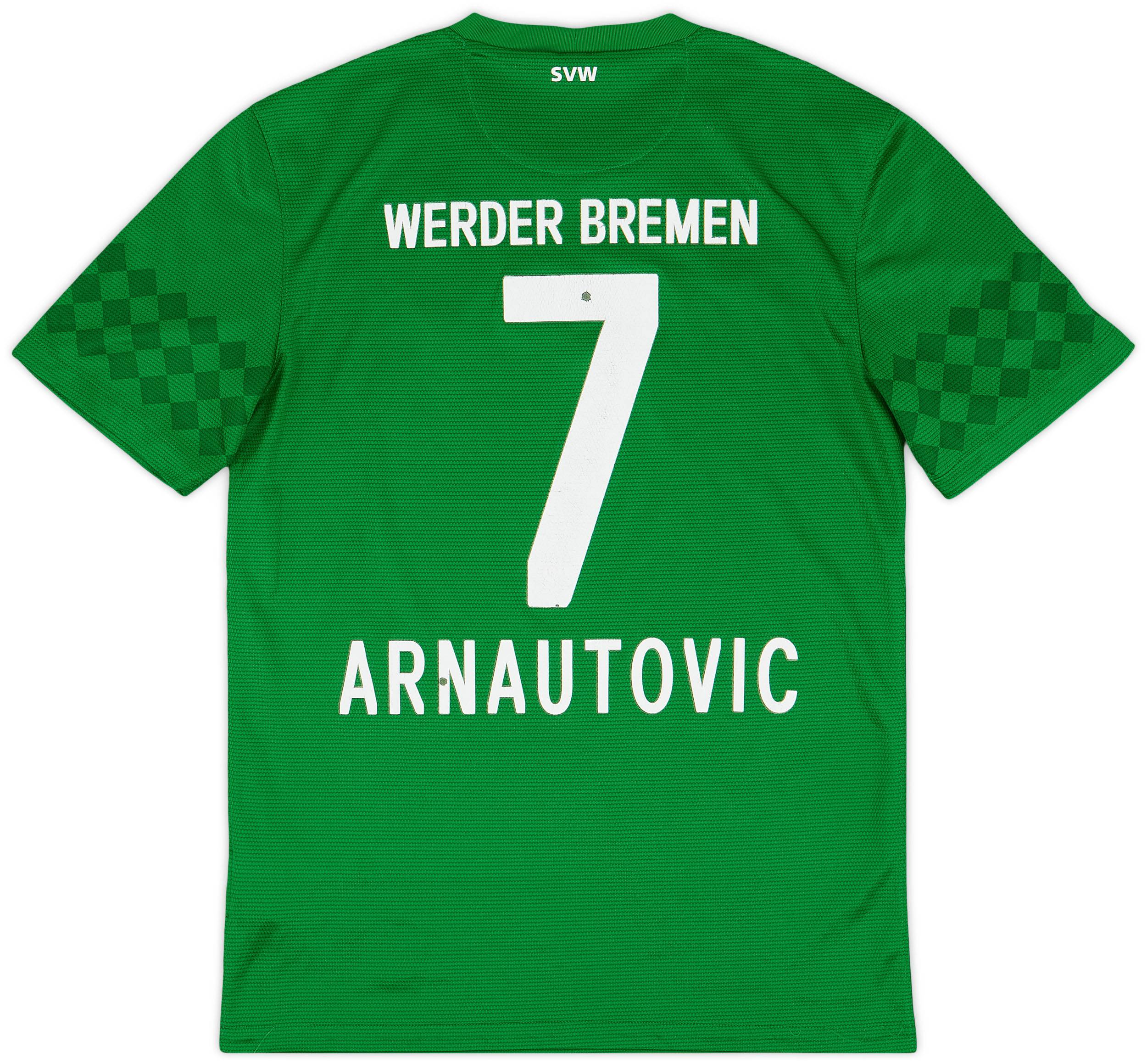 2012-13 Werder Bremen Home Shirt Arnautovic #7 - 6/10 - (S)