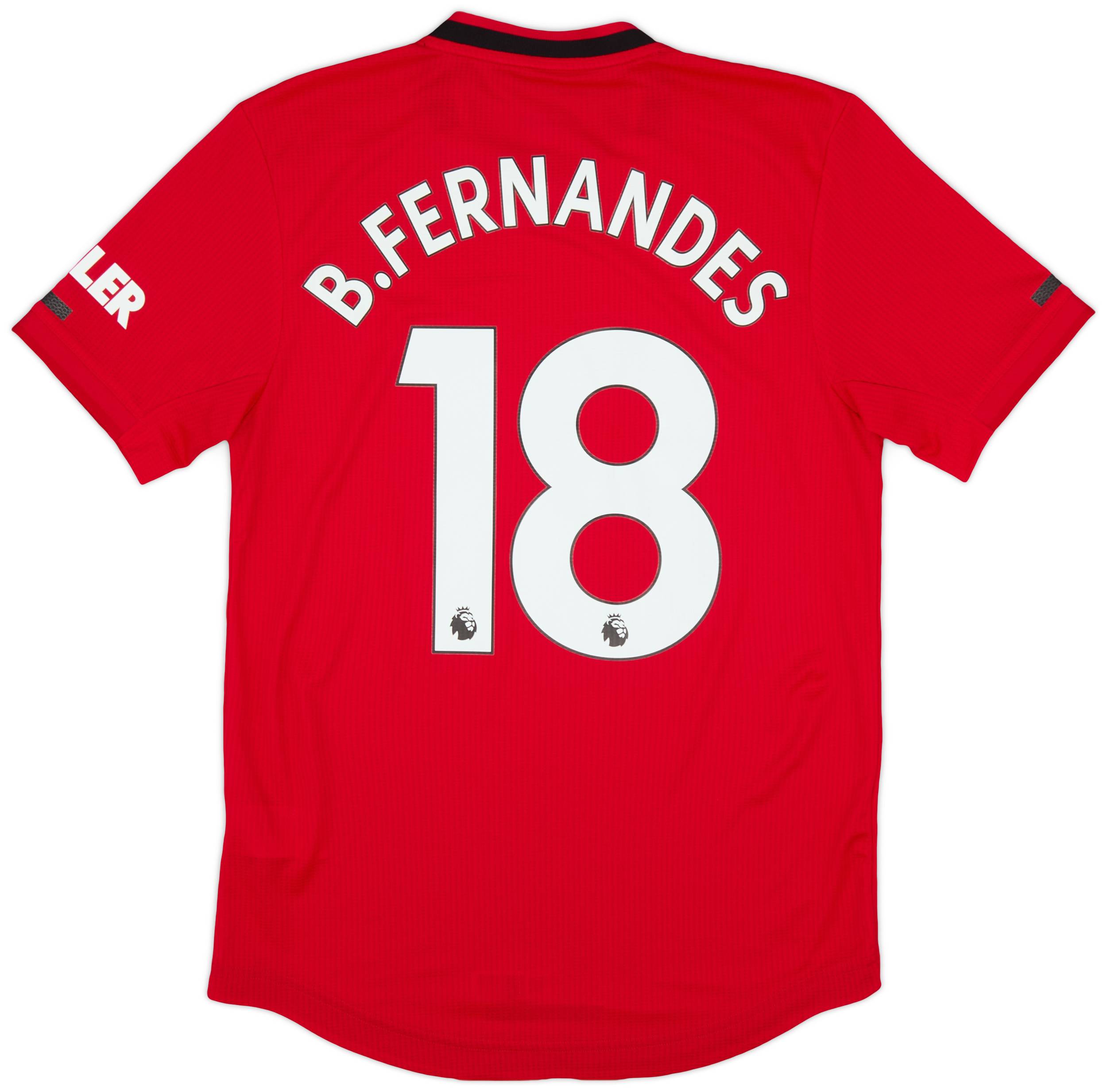 2019-20 Manchester United Authentic Home Shirt B. Fernandes #18 - 8/10 - (S)