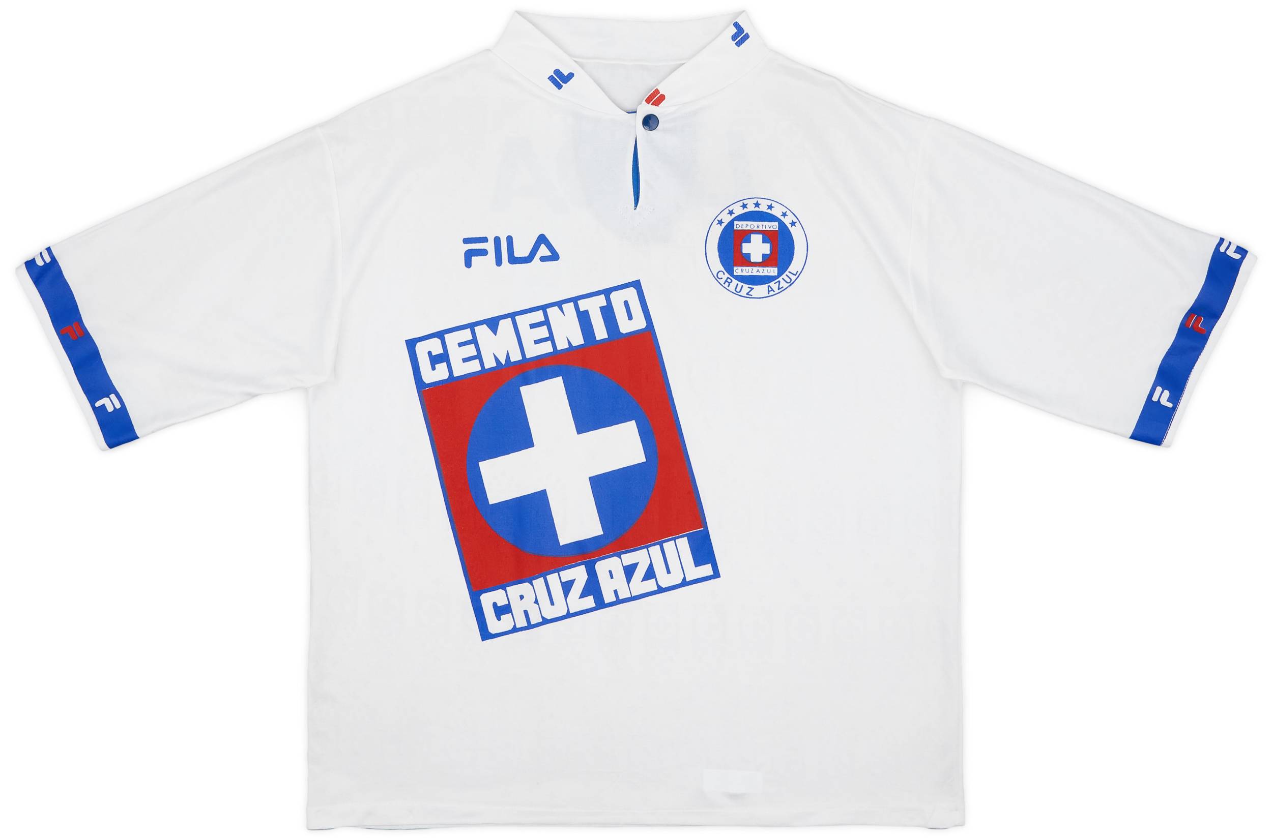 1997 98 Cruz Azul Fila Training Shirt 8 10 XL