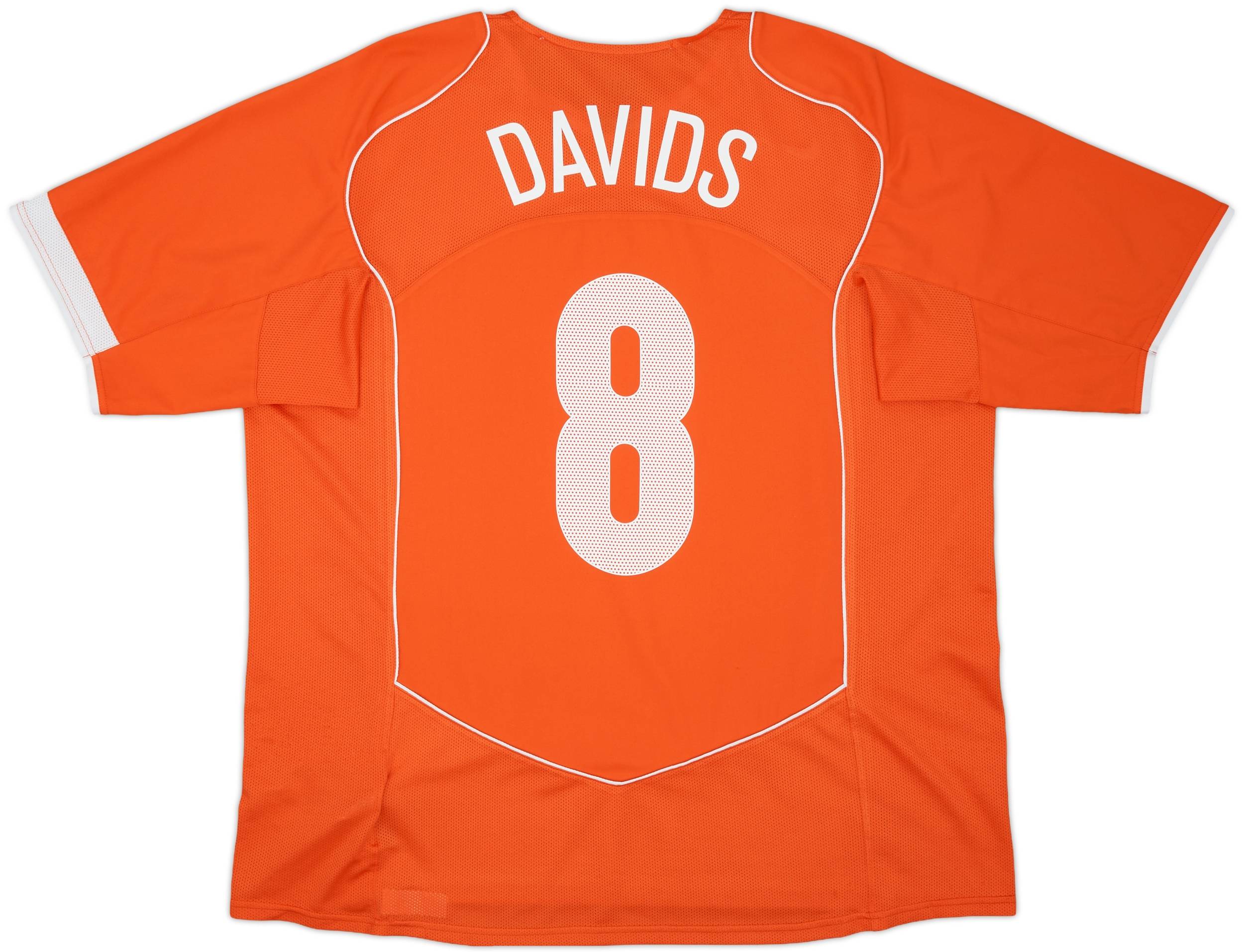 2004-06 Netherlands Home Shirt Davids #8 - 8/10 - (XL)