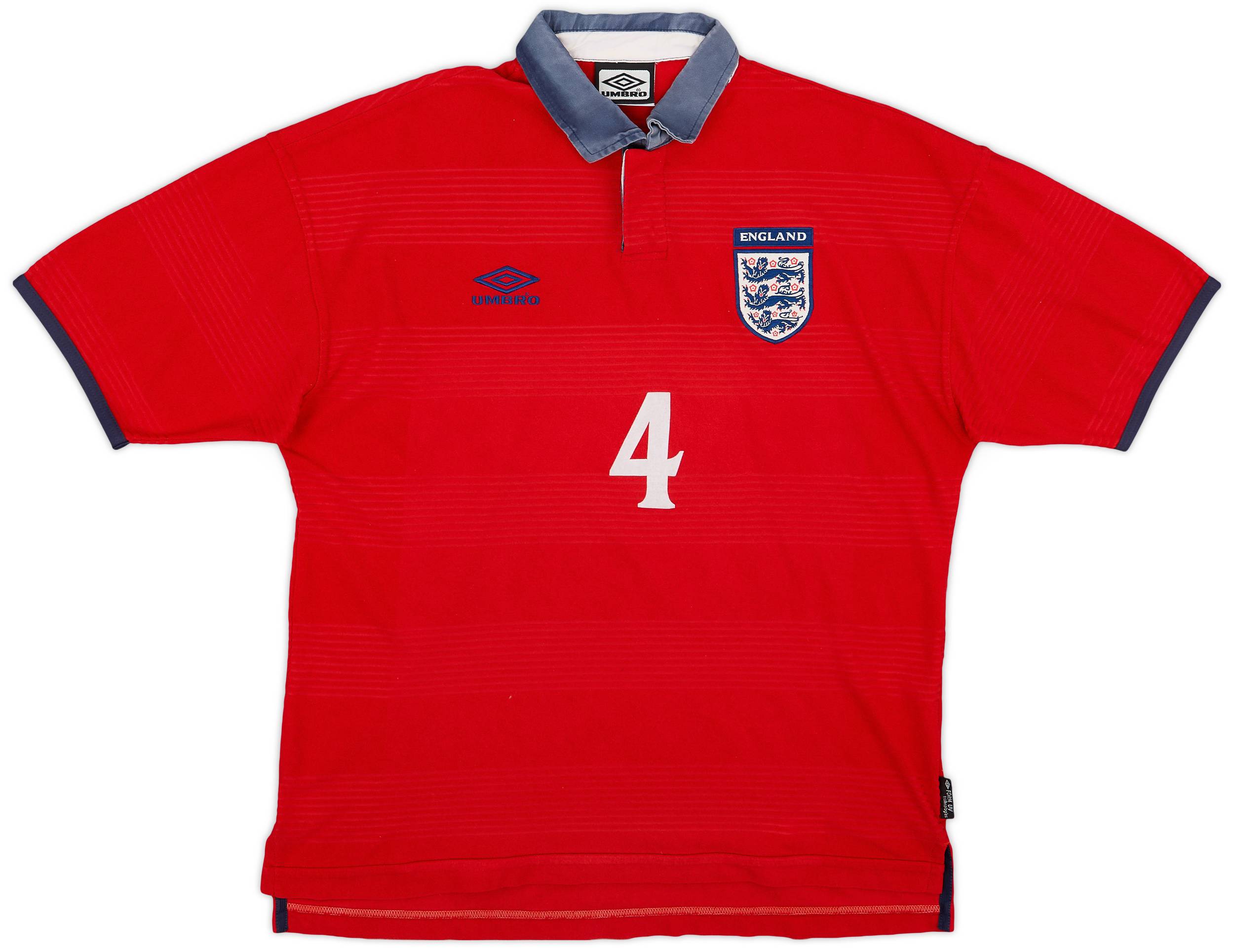 1999-01 England Away Shirt #4 - 6/10 - (L)