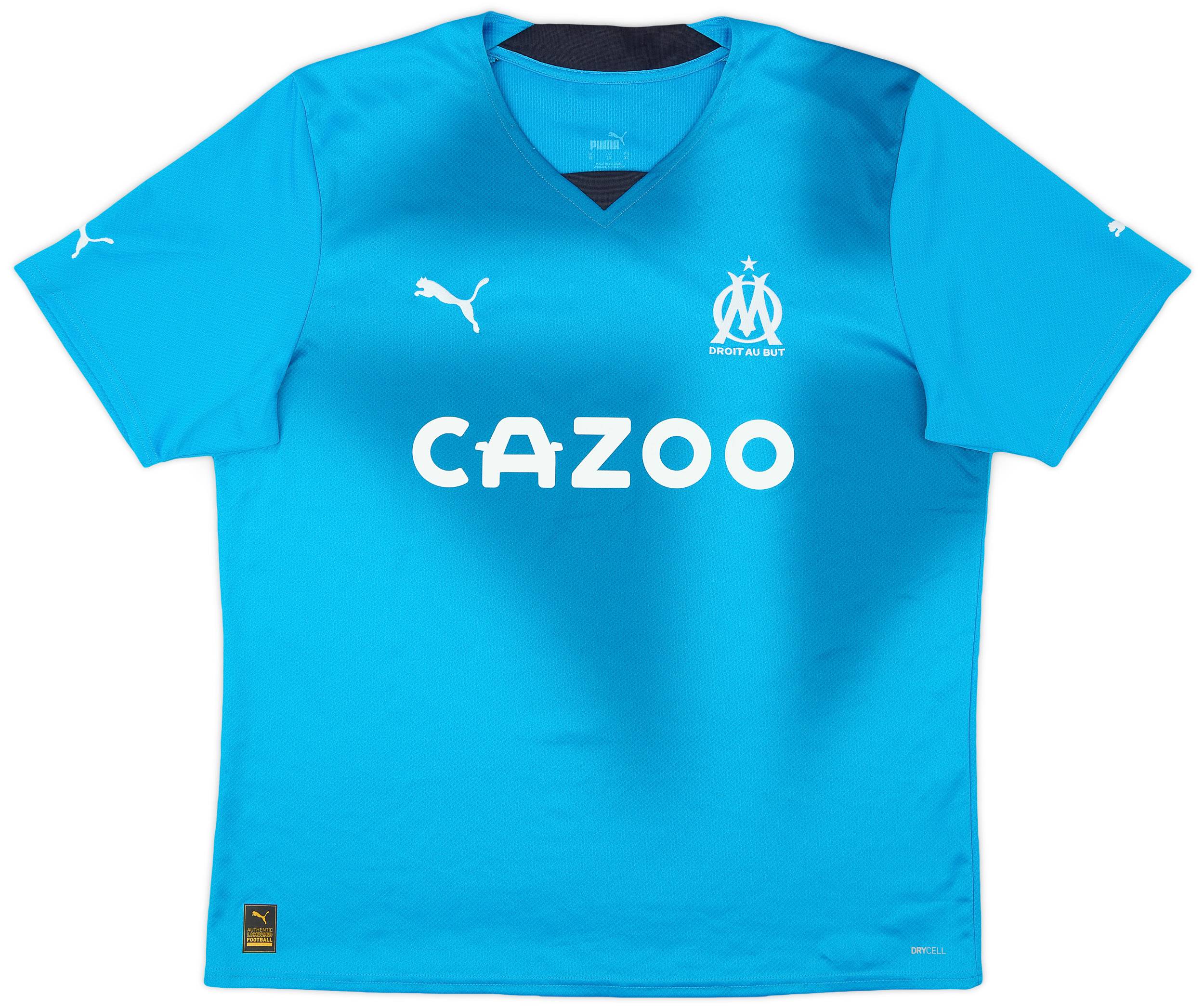 2022-23 Olympique Marseille Third Shirt - 9/10 - (XL)