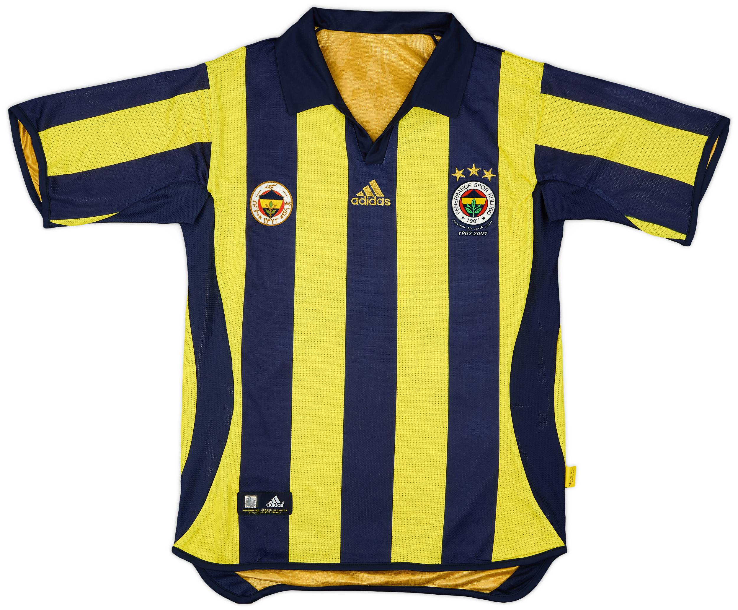 2006-07 Fenerbahce Centenary Home/Away Shirt - 6/10 - (S)
