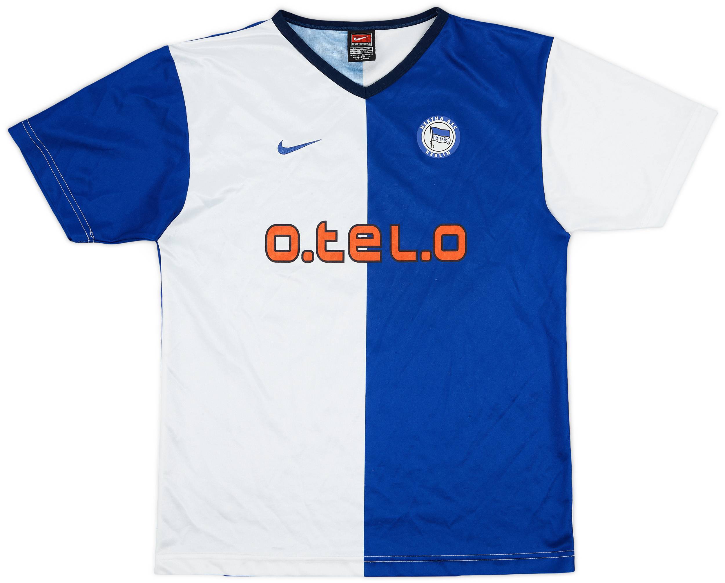 2001-02 Hertha Berlin Basic Home Shirt - 8/10 - (XL.Boys)