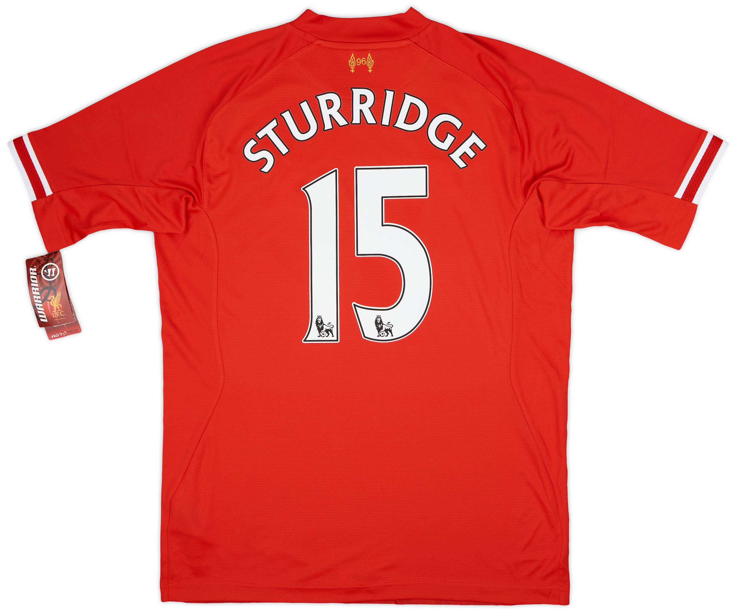 2013-14 Liverpool Home Shirt Sturridge #15 (L)