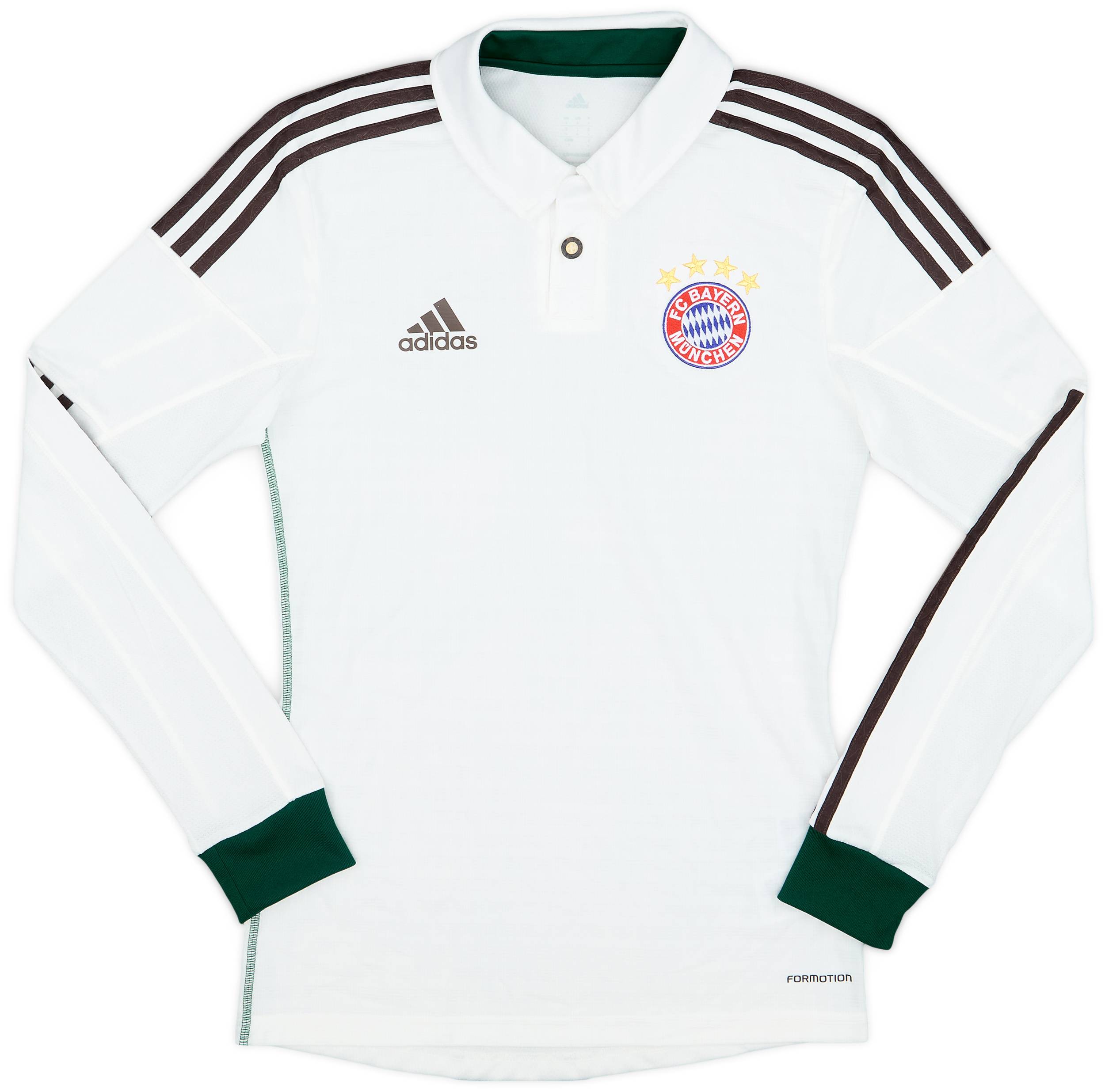 2013-14 Bayern Munich Player Issue Away L/S Shirt - 9/10 - (S)