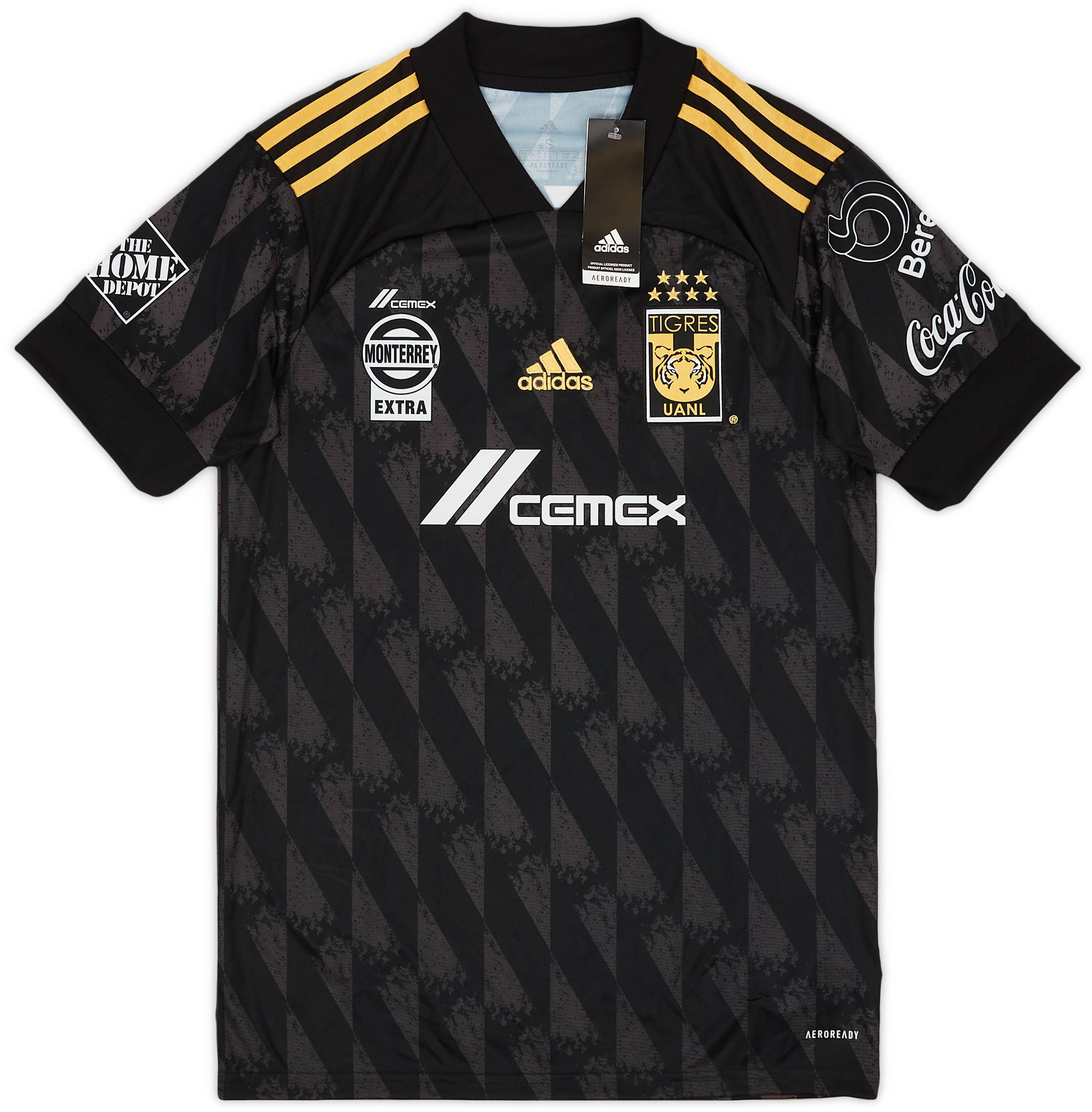 Soccer Jersey Tigres 2019 Jersey 2019-20 Tigres UANL Third Shirt (S)