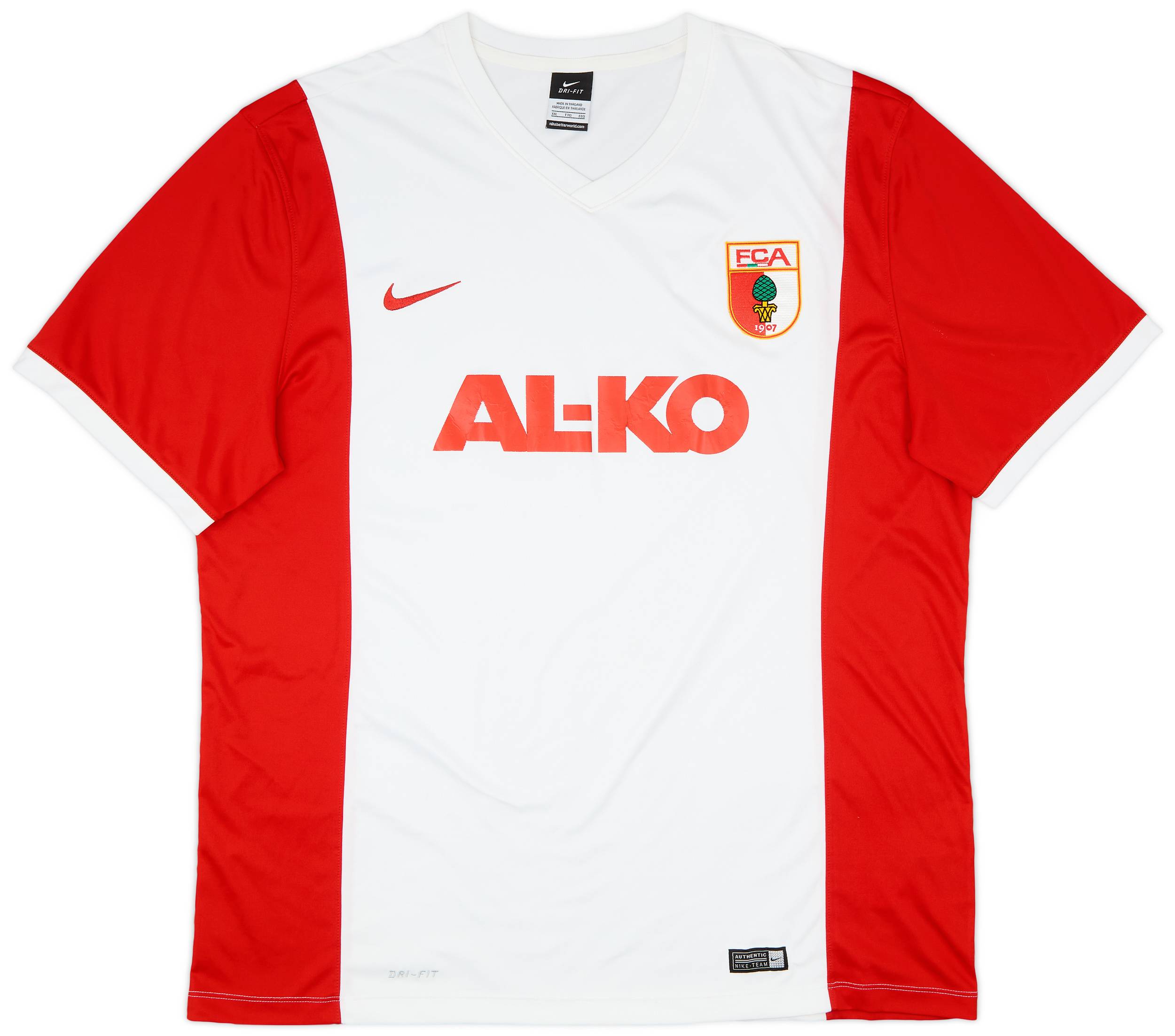 2014-15 FC Augsburg Home Shirt - 7/10 - (XXL)