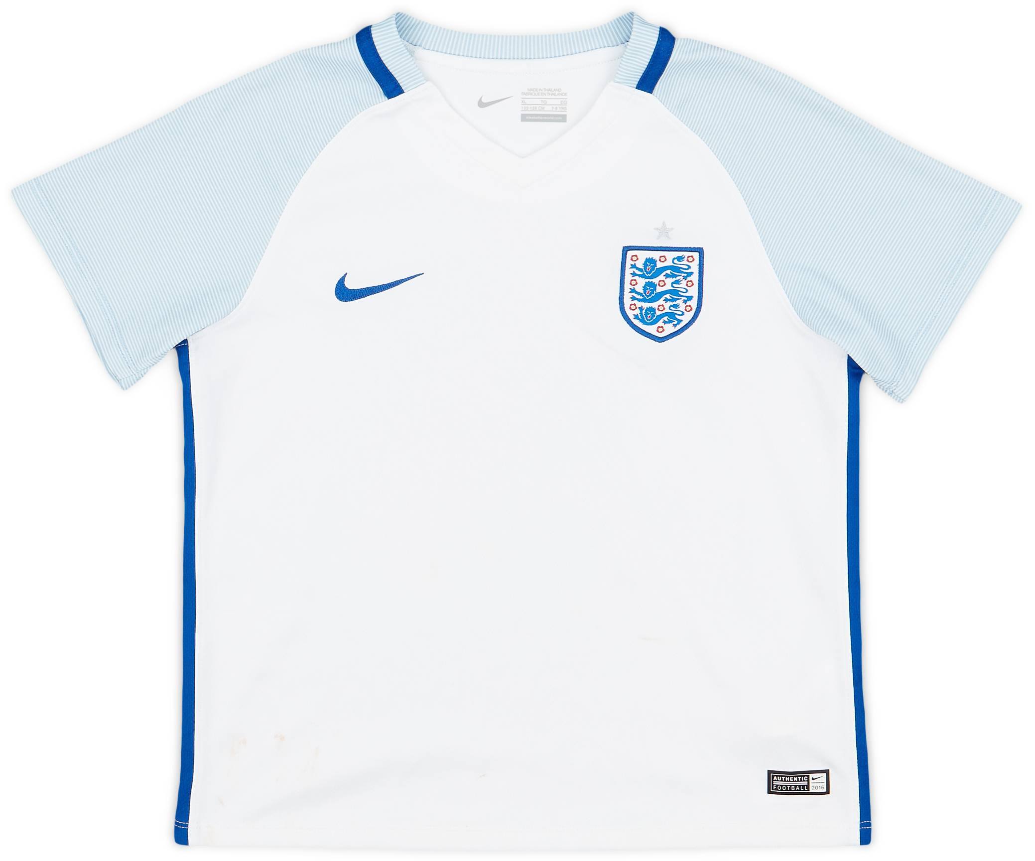 2016-17 England Home Shirt - 6/10 - (7-8 Years)
