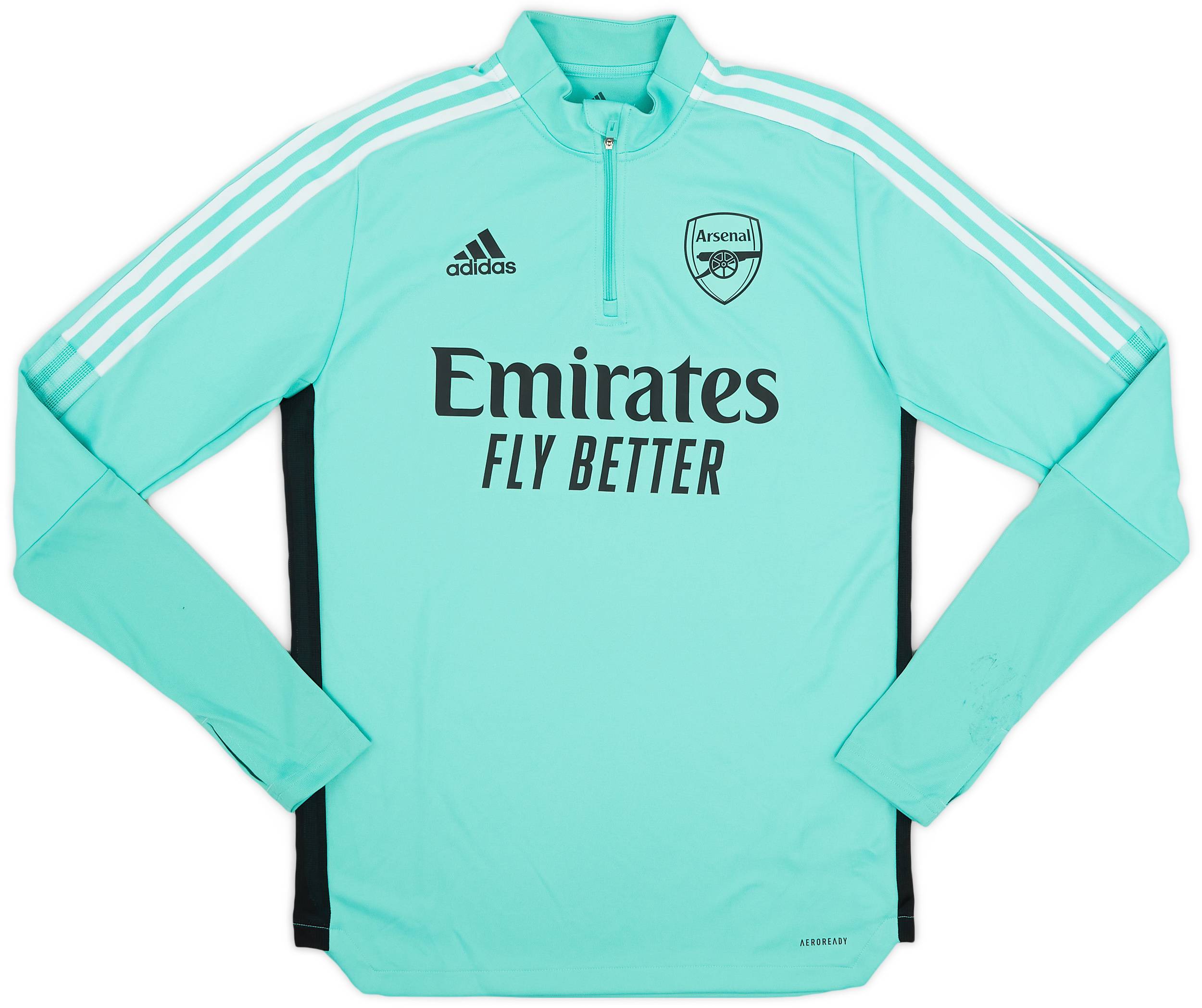 2021-22 Arsenal adidas 1/4 Zip Training Top - 7/10 - (M)