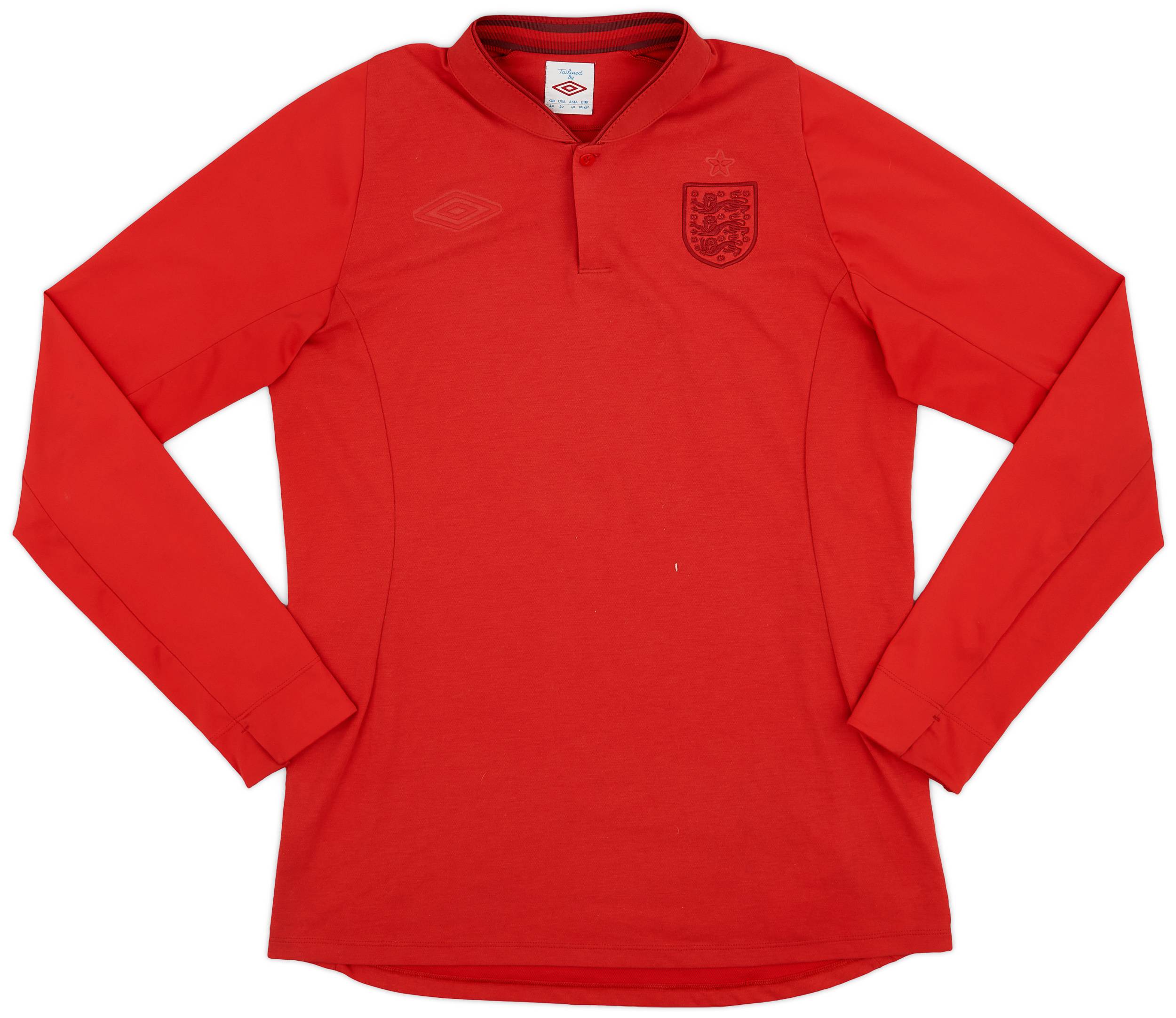 2010-11 England Special Edition Tonal L/S Shirt - 8/10 - (M)