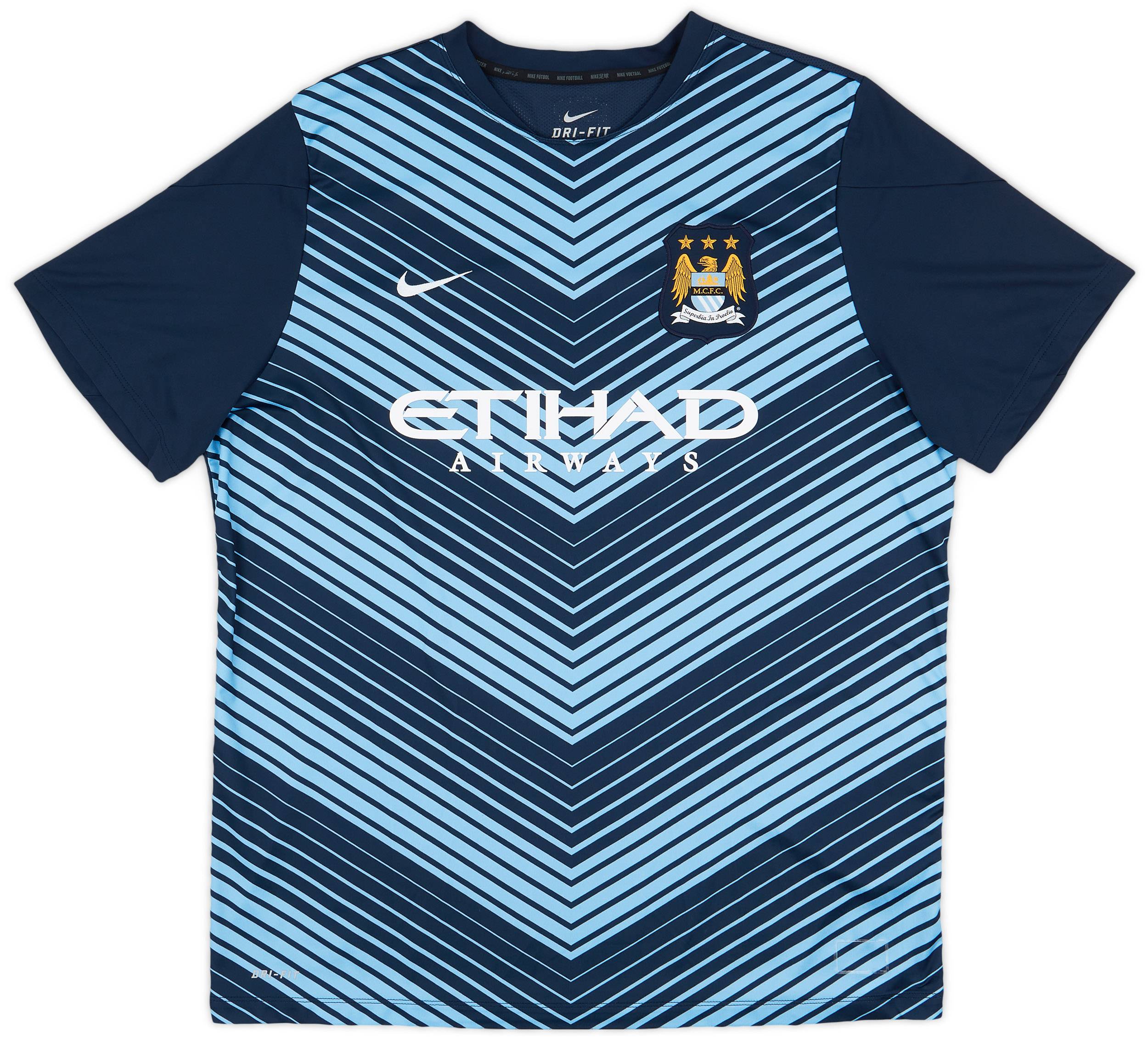 2014-15 Manchester City Nike Training Shirt - 8/10 - (XXL)