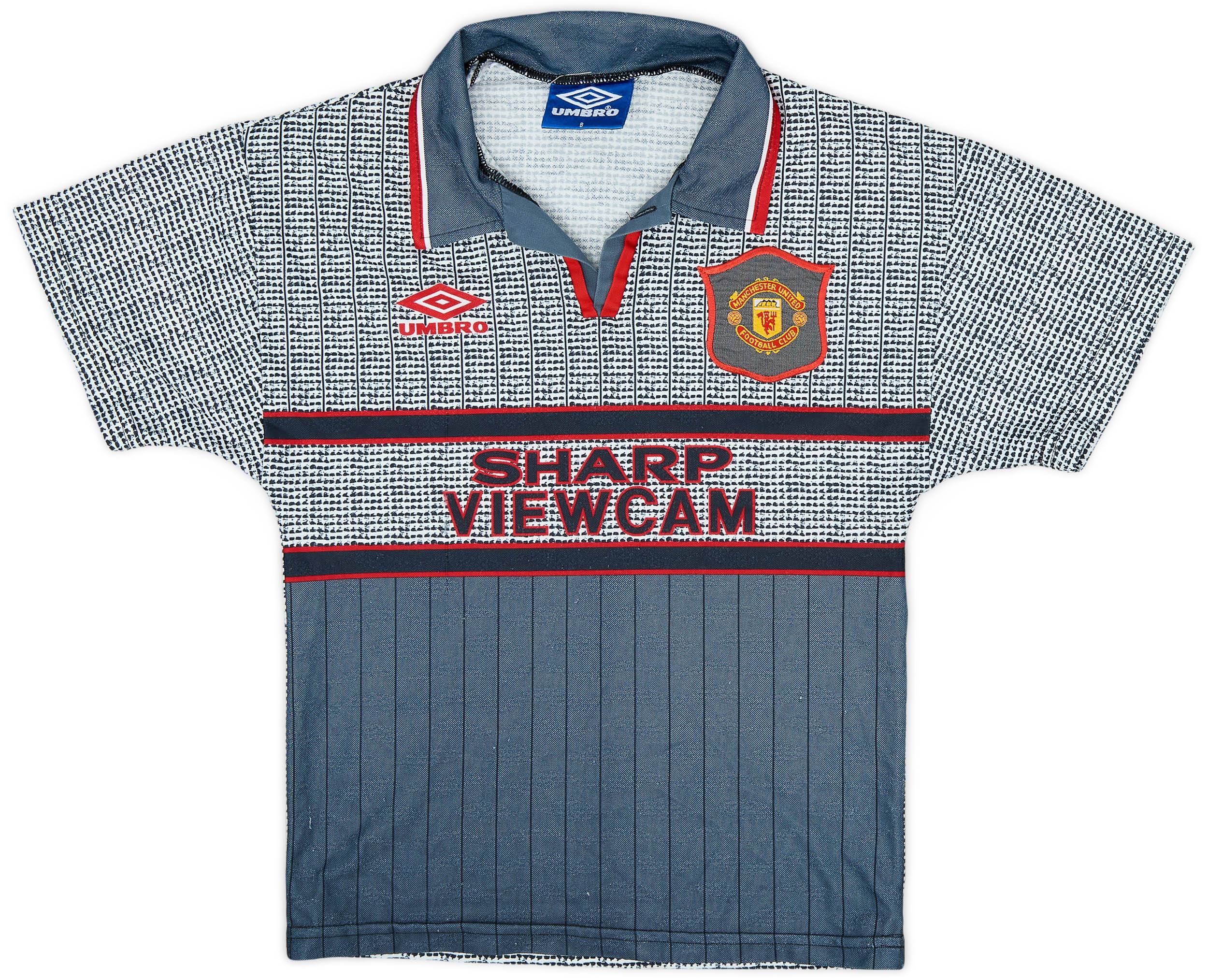 1995-96 Manchester United Away Shirt - 6/10 - (S.Boys)