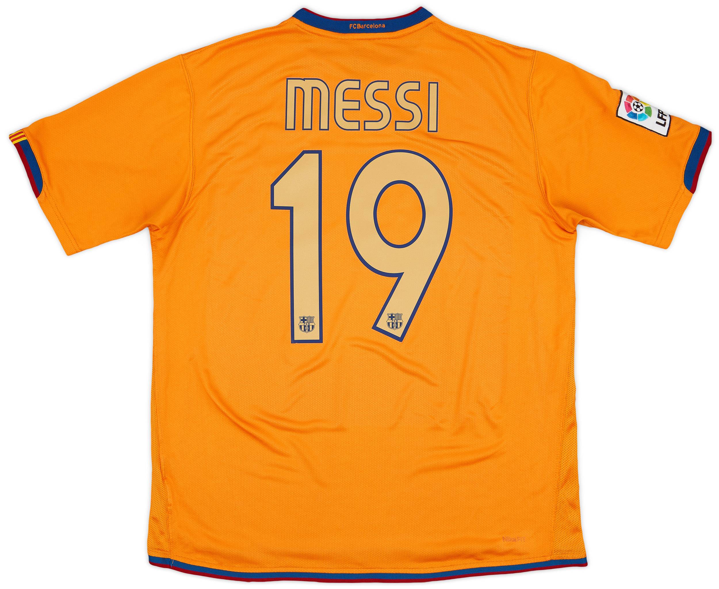 2006-08 Barcelona Away Shirt Messi #19 - 9/10 - (L)