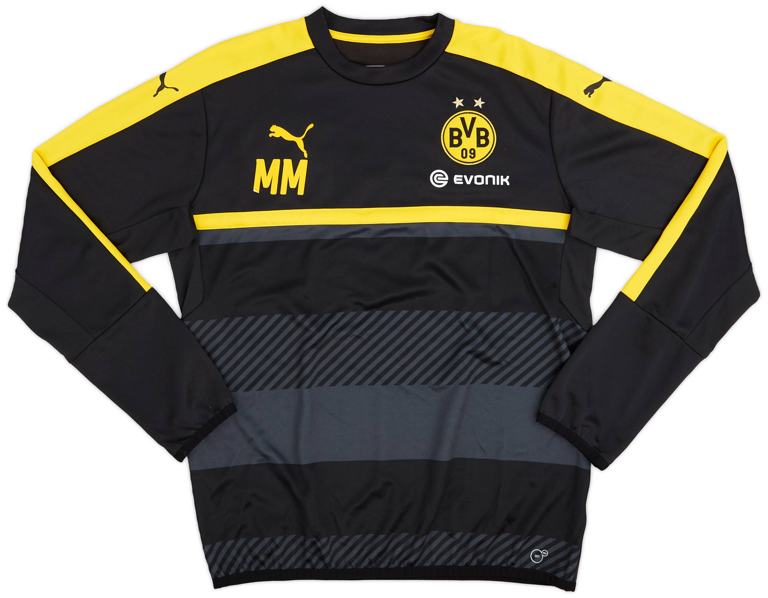 2014-15 Borussia Dortmund Puma Player Issue Training L/S Shirt - 9/10 - (L)