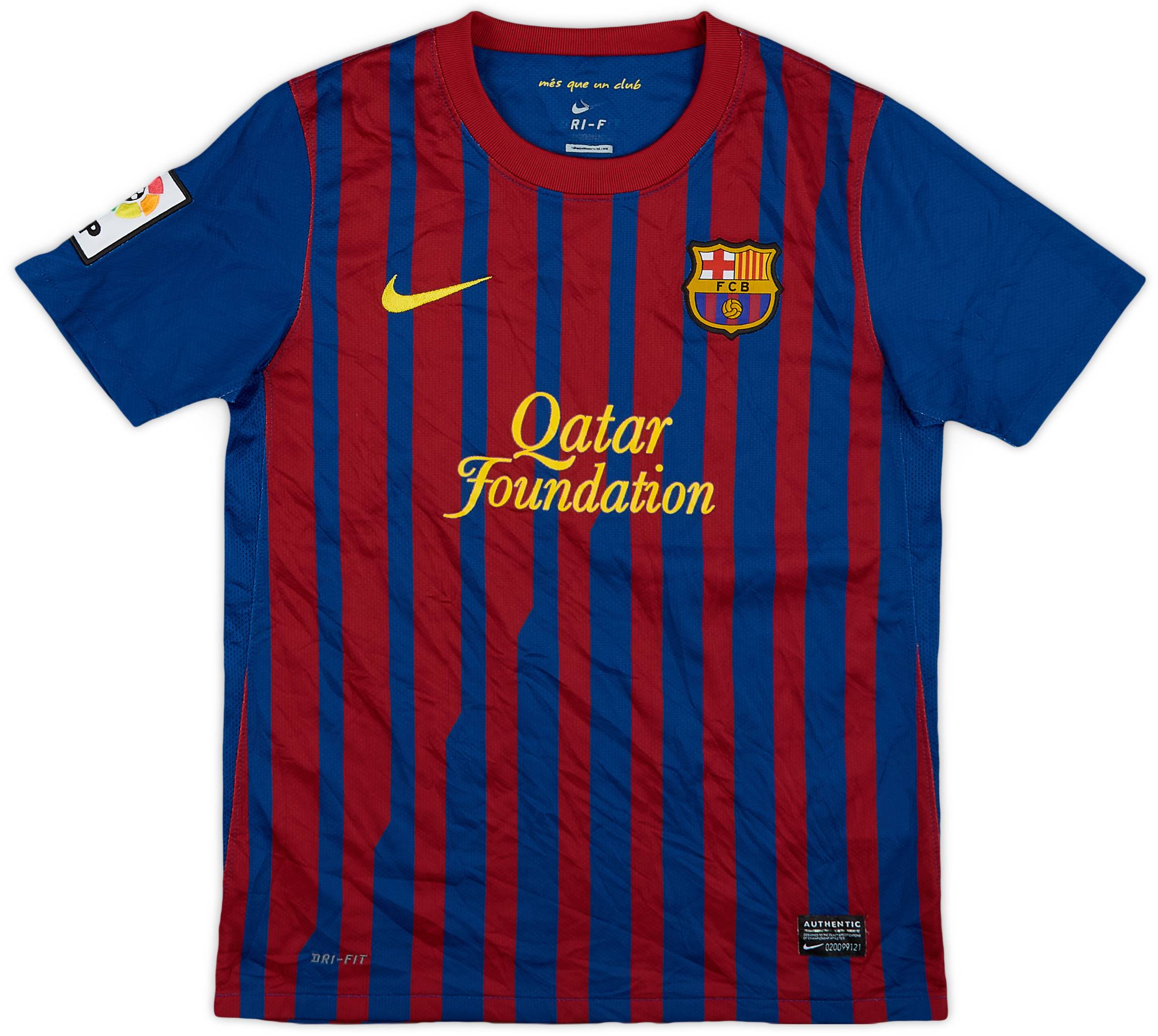 2011-12 Barcelona Home Shirt - 8/10 - (M.Boys)
