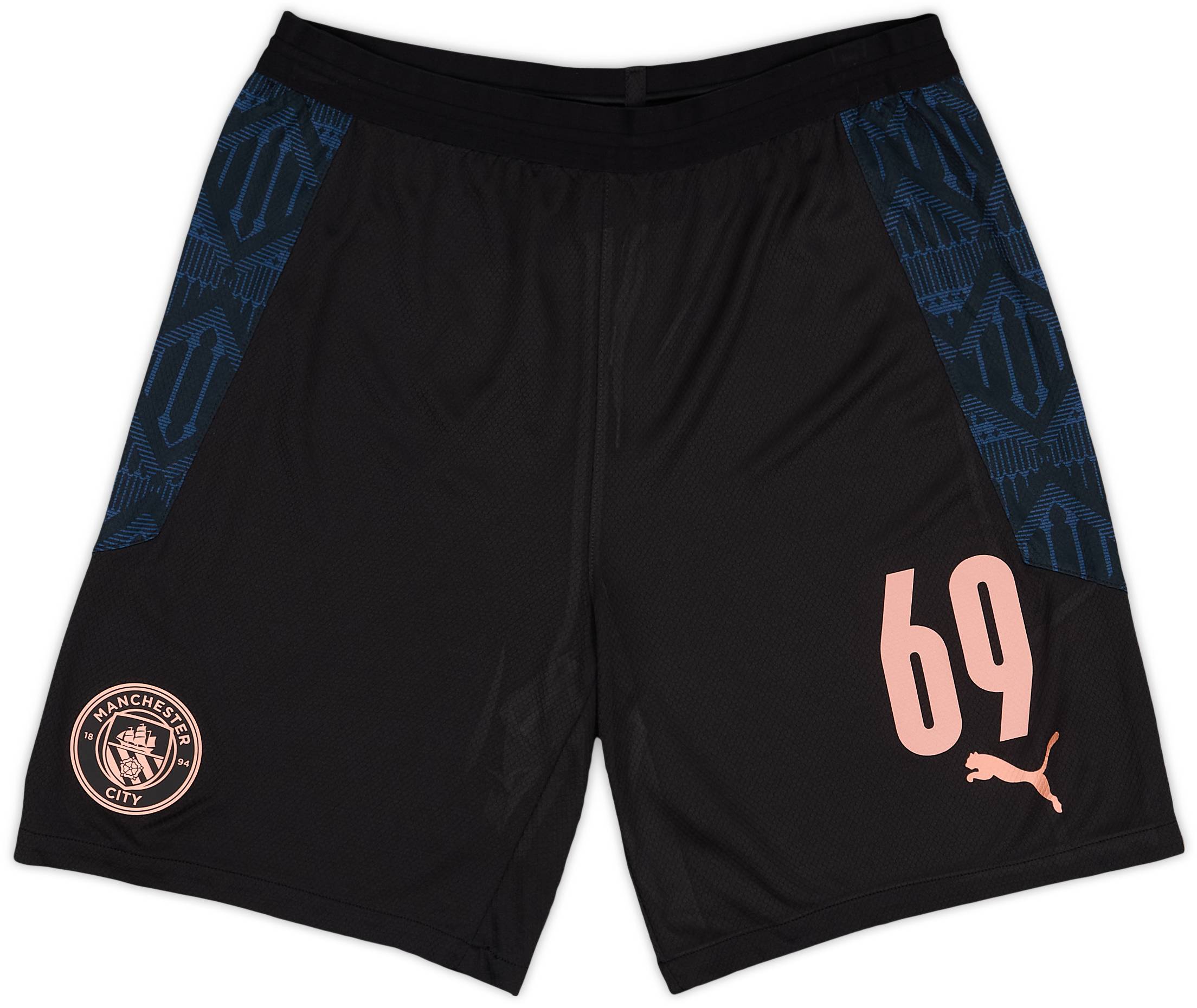 2020-21 Manchester City Player Issue Away Shorts #69 (Doyle) - 9/10 - (M)