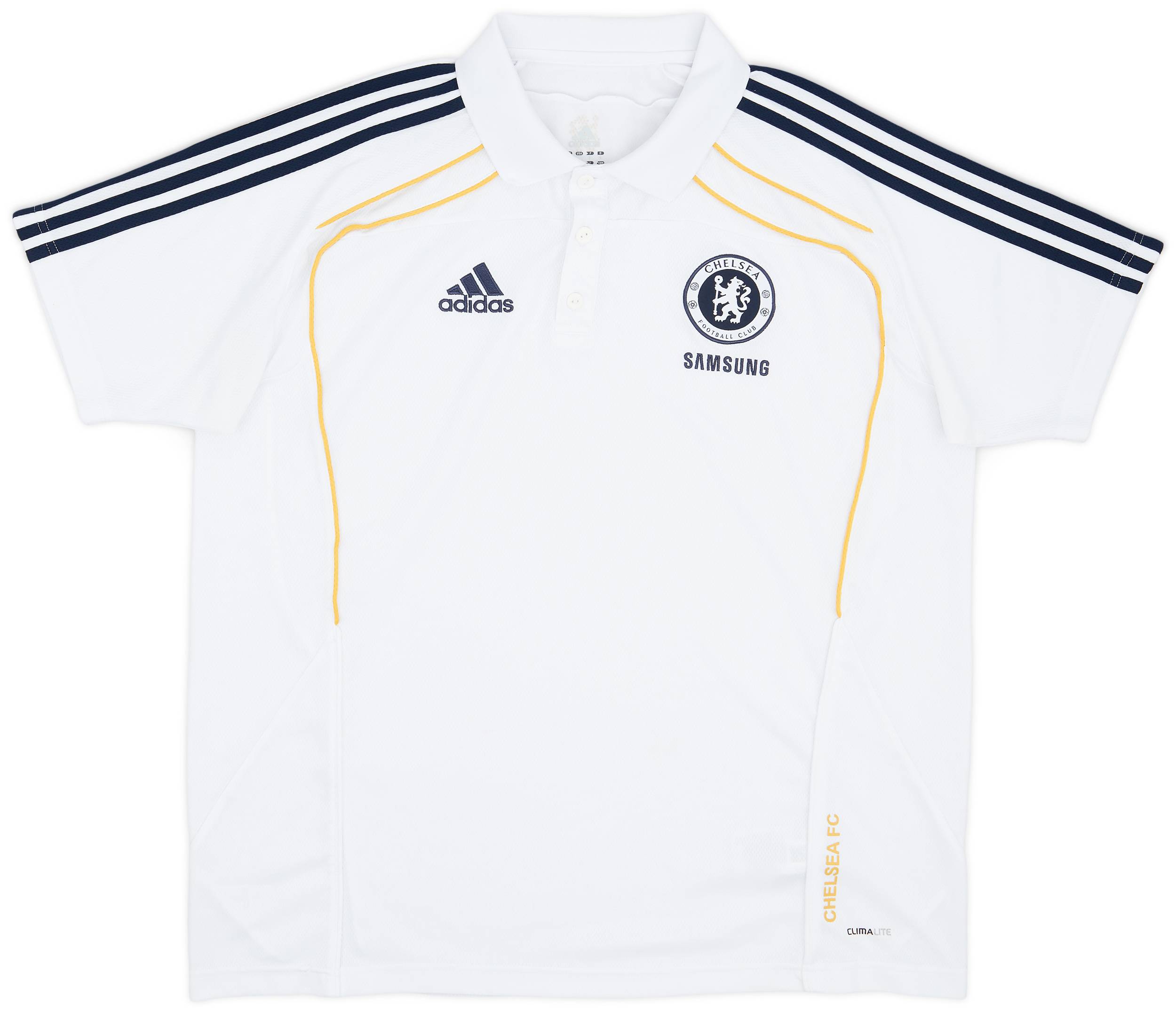 2010-11 Chelsea adidas Polo Shirt - 9/10 - (XL)