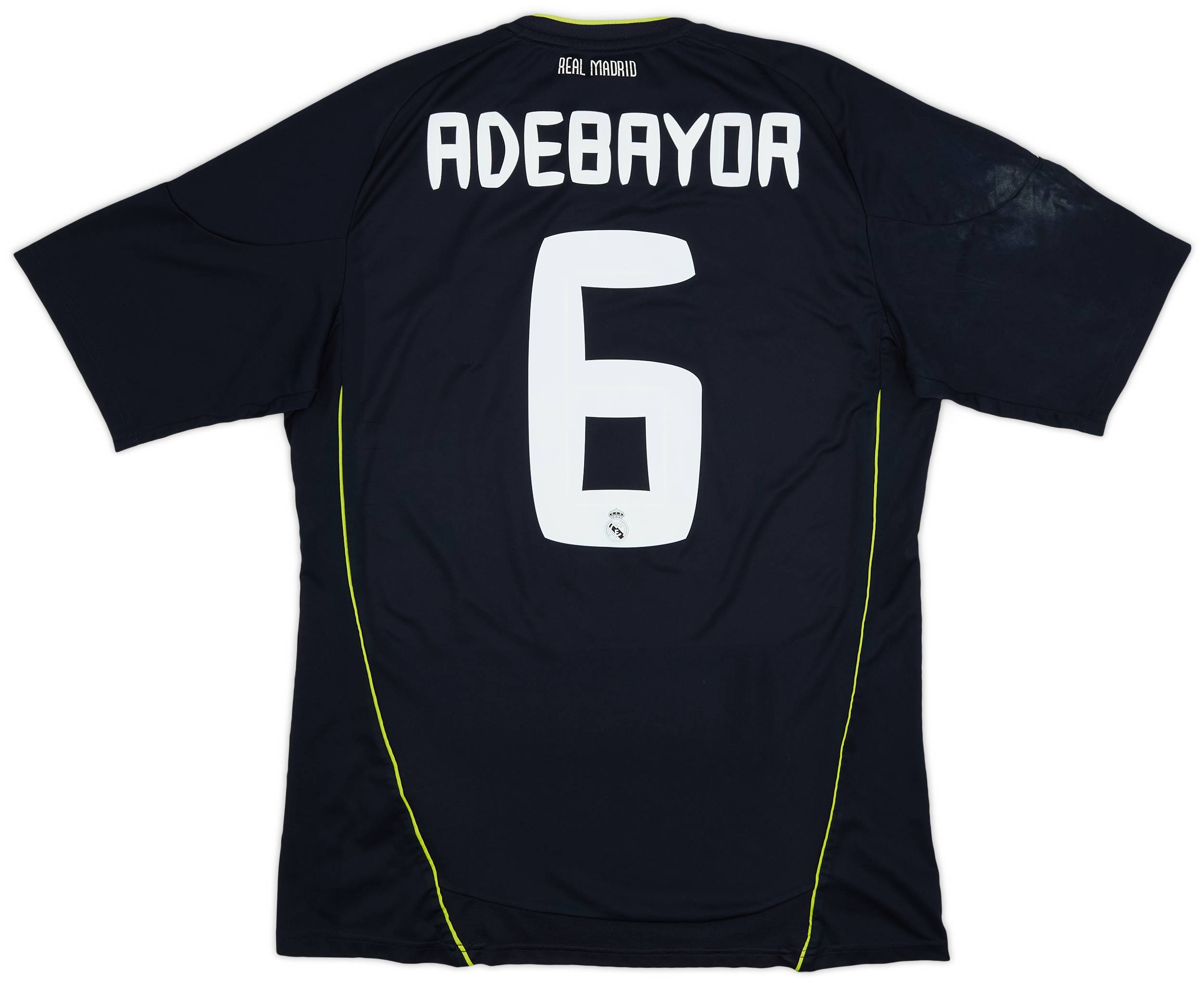 2010-11 Real Madrid Away Shirt Adebayor #6 - 7/10 - (L)
