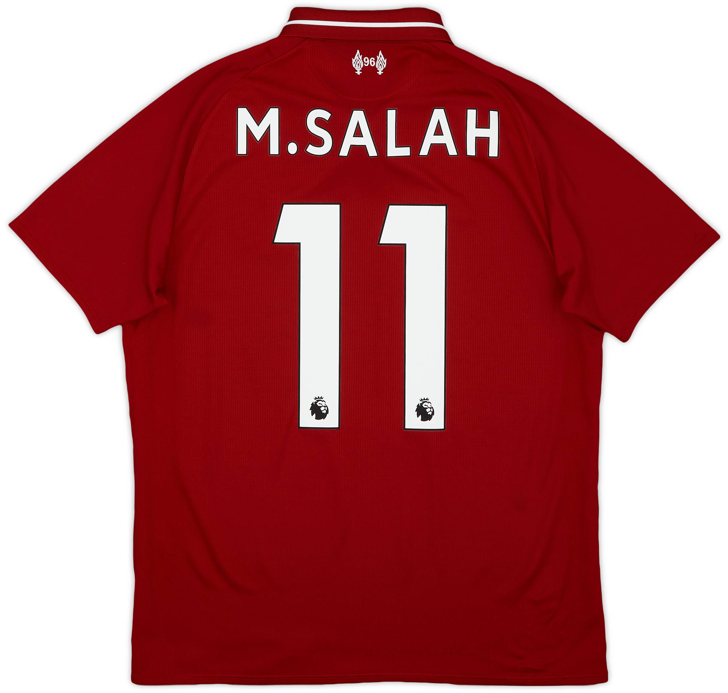 2018-19 Liverpool Home Shirt M.Salah #11 - 9/10 - (S)