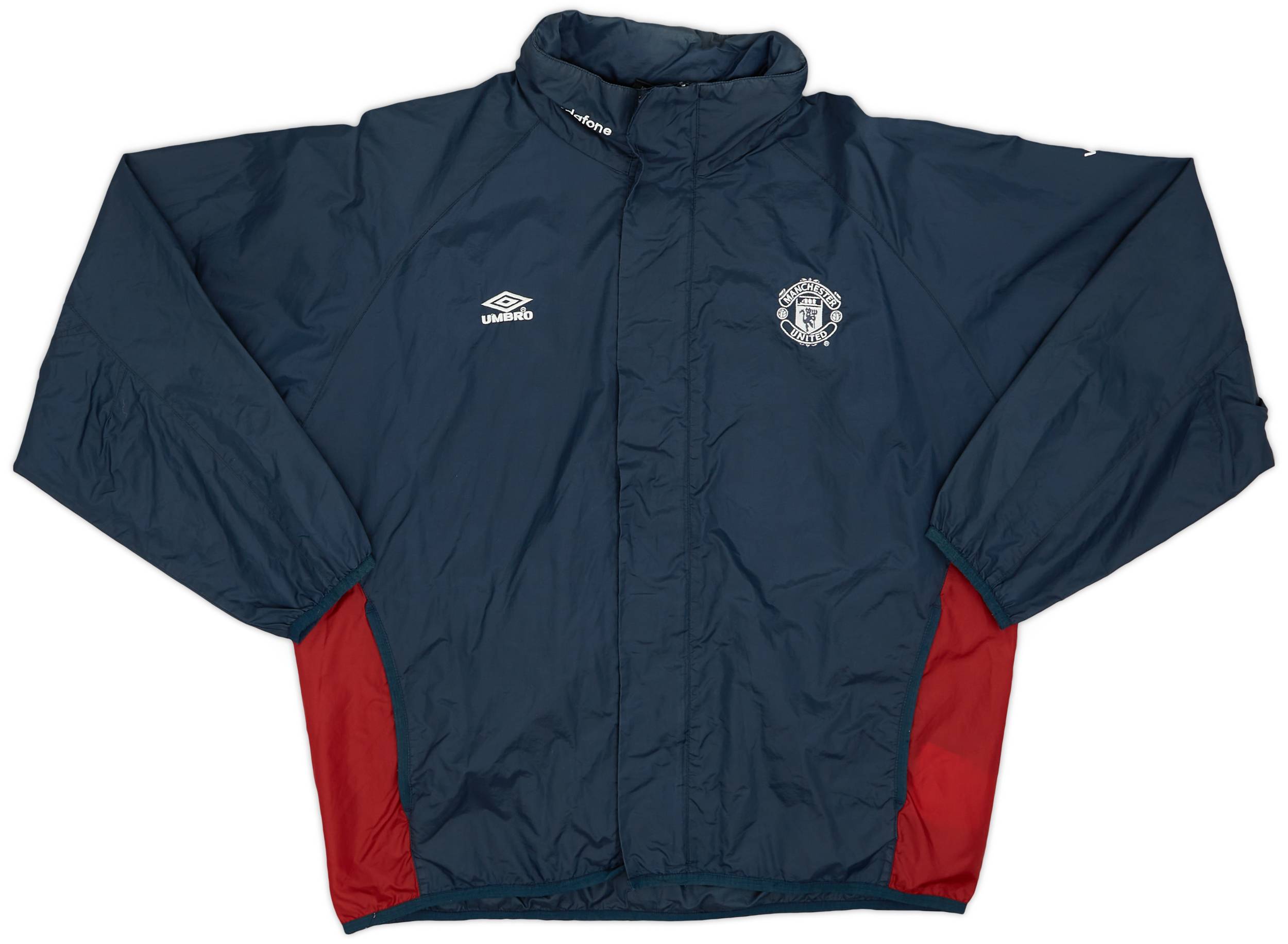 2000-02 Manchester United Umbro Hooded Rain Jacket - 9/10 - (M)