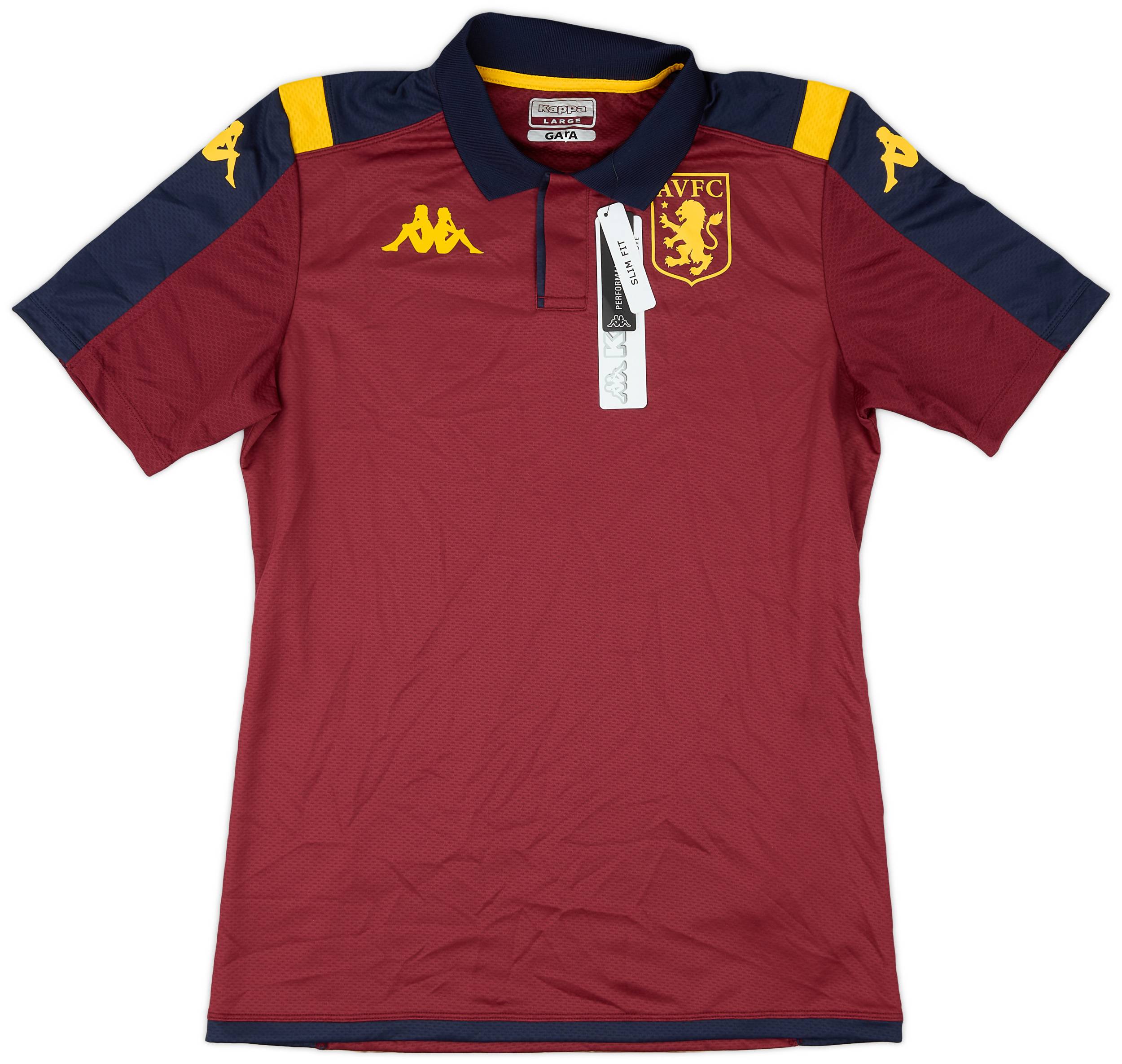 2019-20 Aston Villa Kappa Polo Shirt (L)