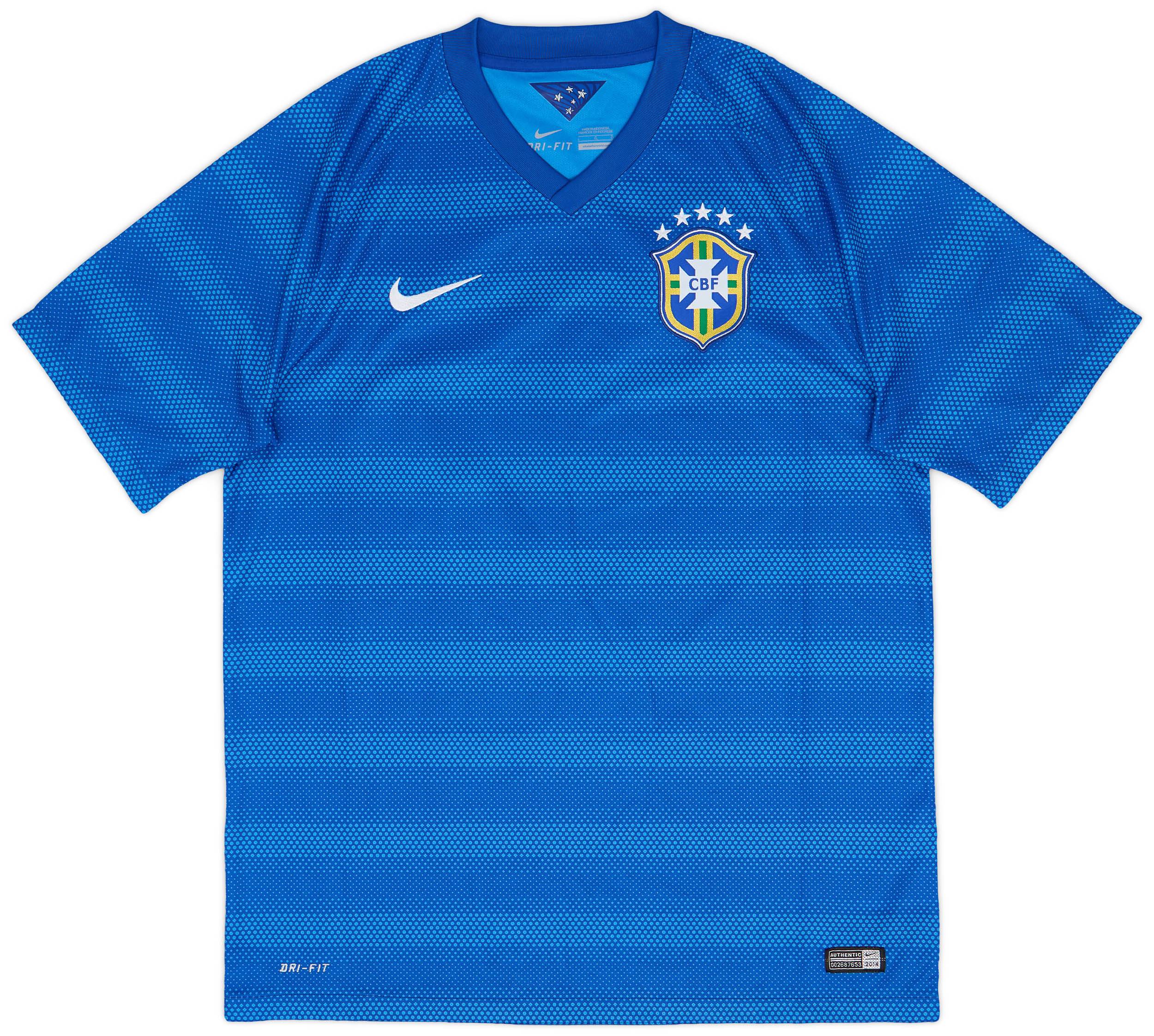 2014-15 Brazil Away Shirt - 9/10 - (L)