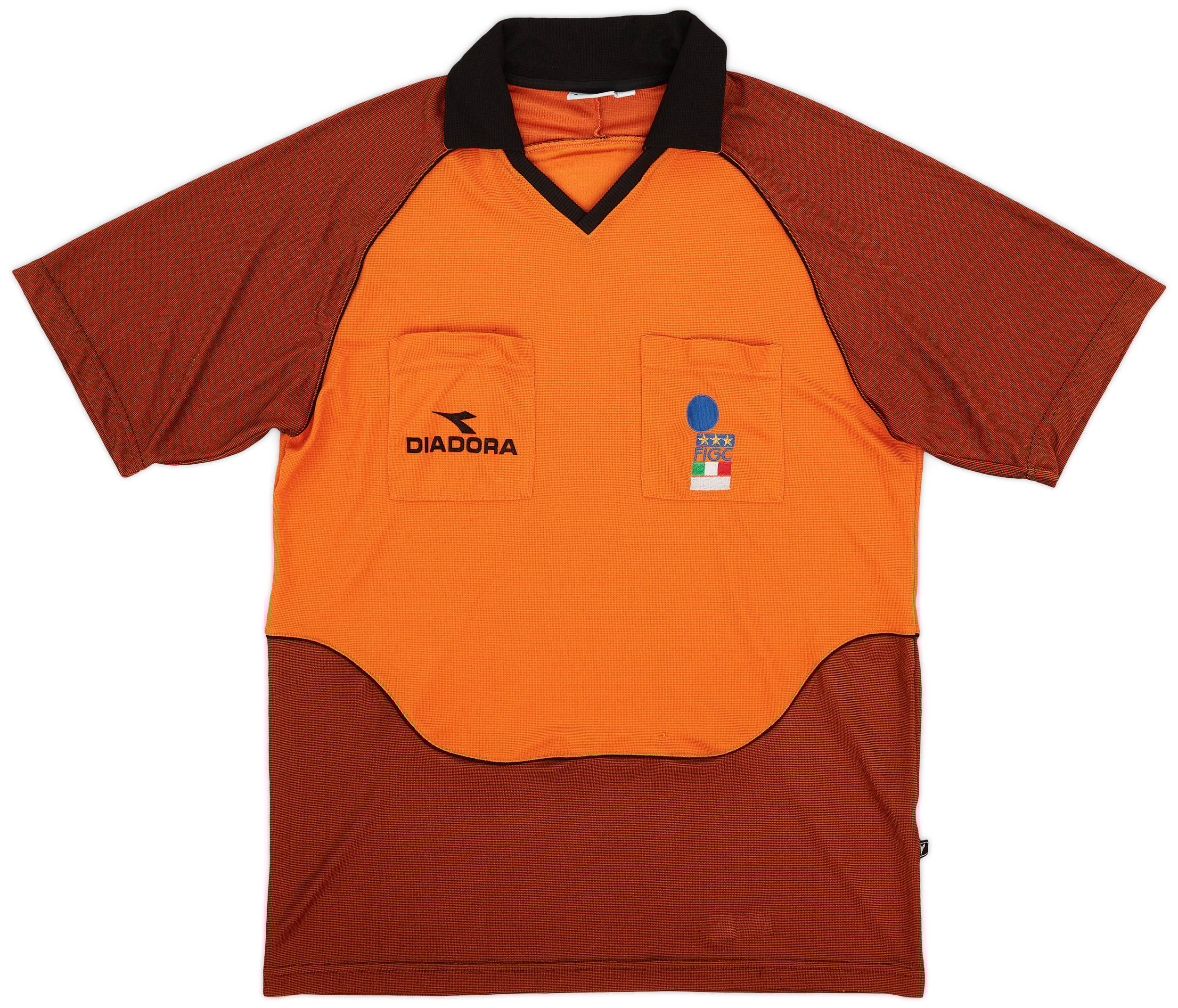 1990s Italy FIGC Diadora Referee Shirt - 6/10 - (XL)