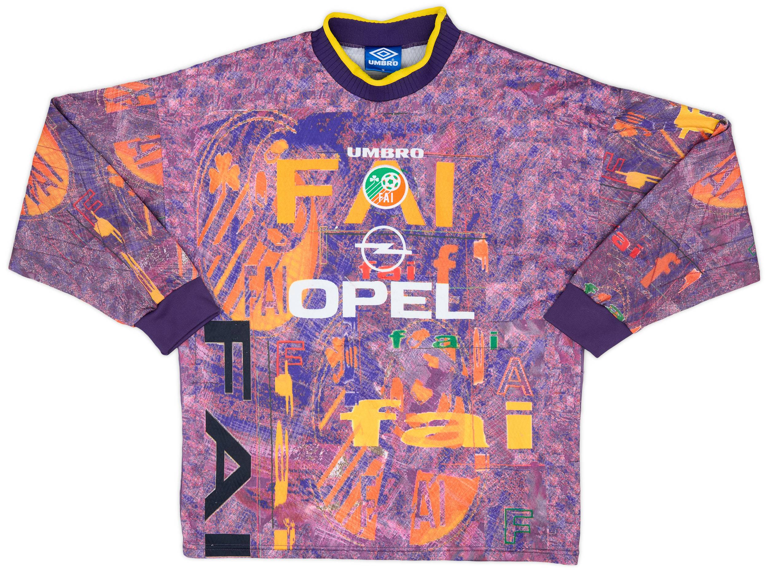1996-98 Ireland GK Shirt - 8/10 - (M)