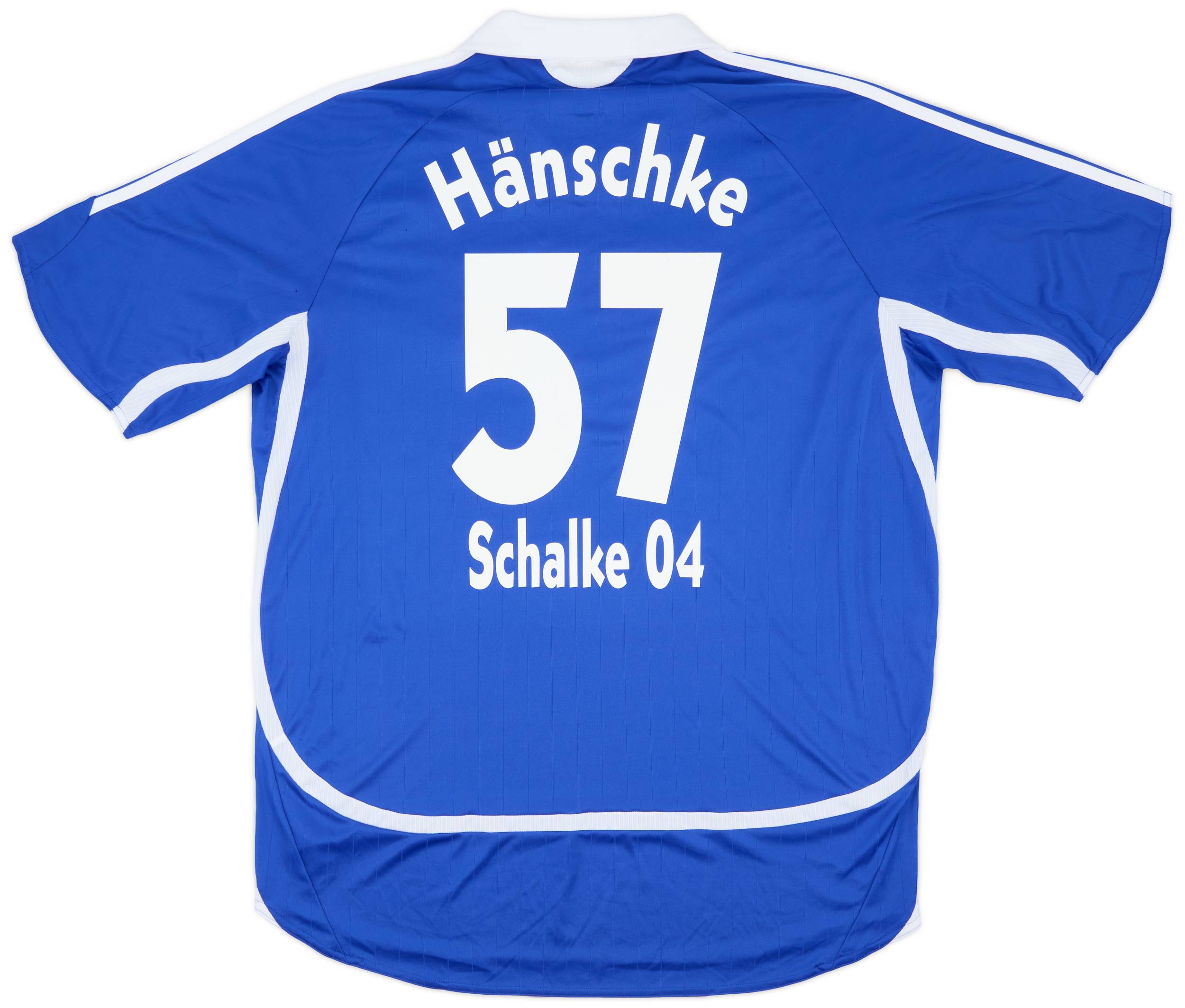 2007-08 Schalke Home Shirt Hanschke #57 - 6/10 - (XL)