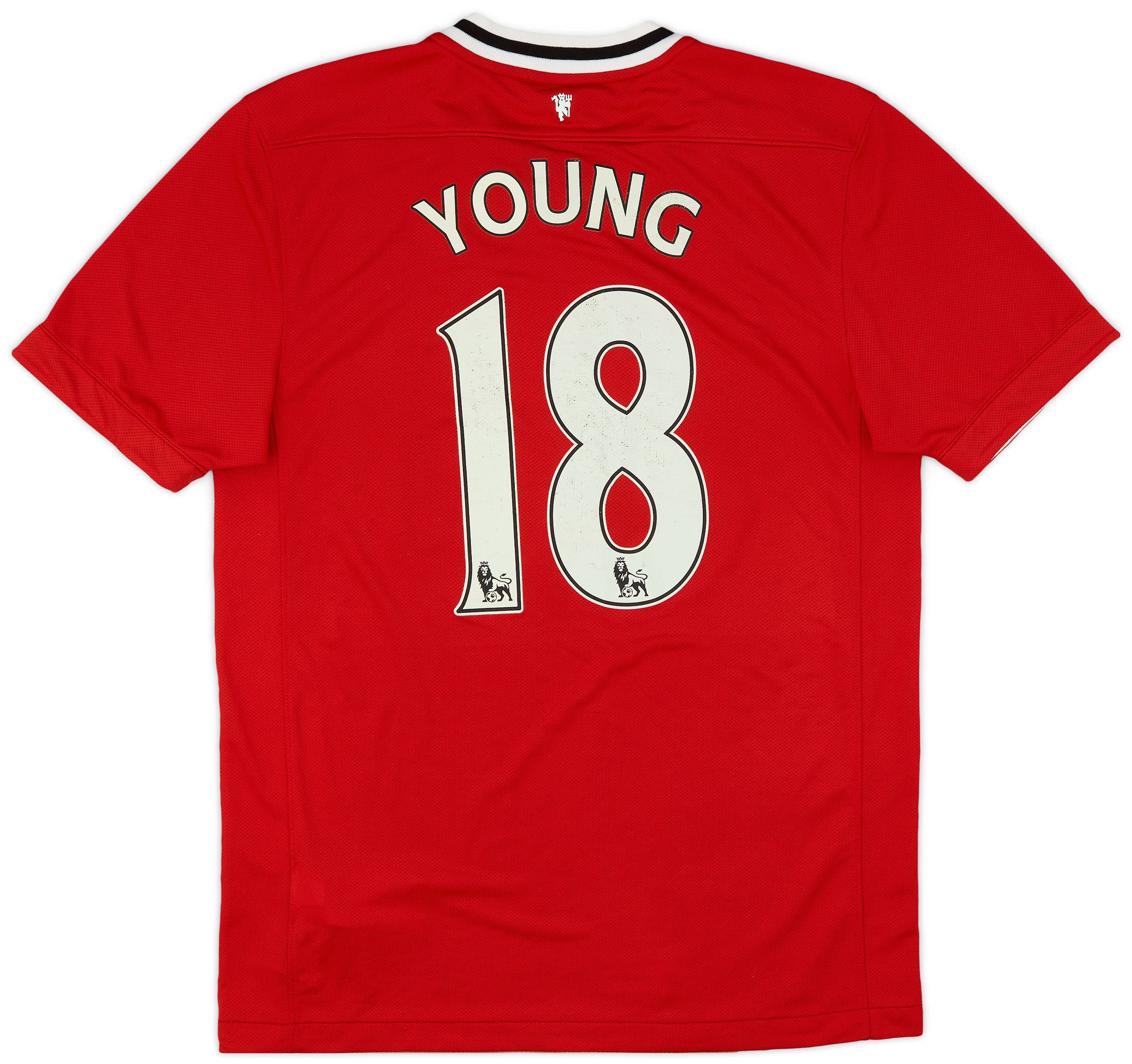 2011-12 Manchester United Home Shirt Young #18 - 5/10 - (M)