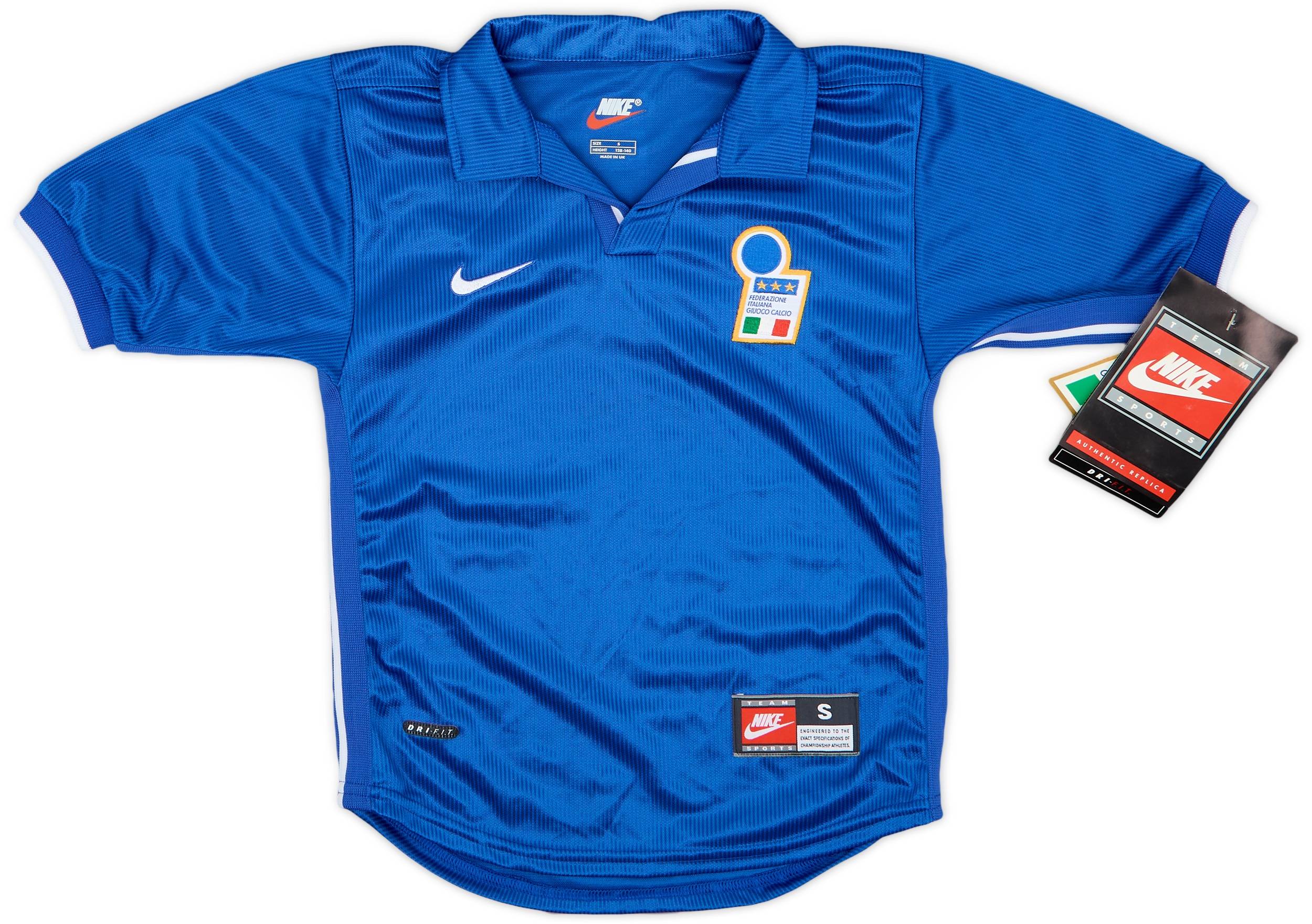 ウェア NIKE 1997-98 ITALY SHIRT JERSEY 1997-98 Italy Home Shirt (S.Boys)