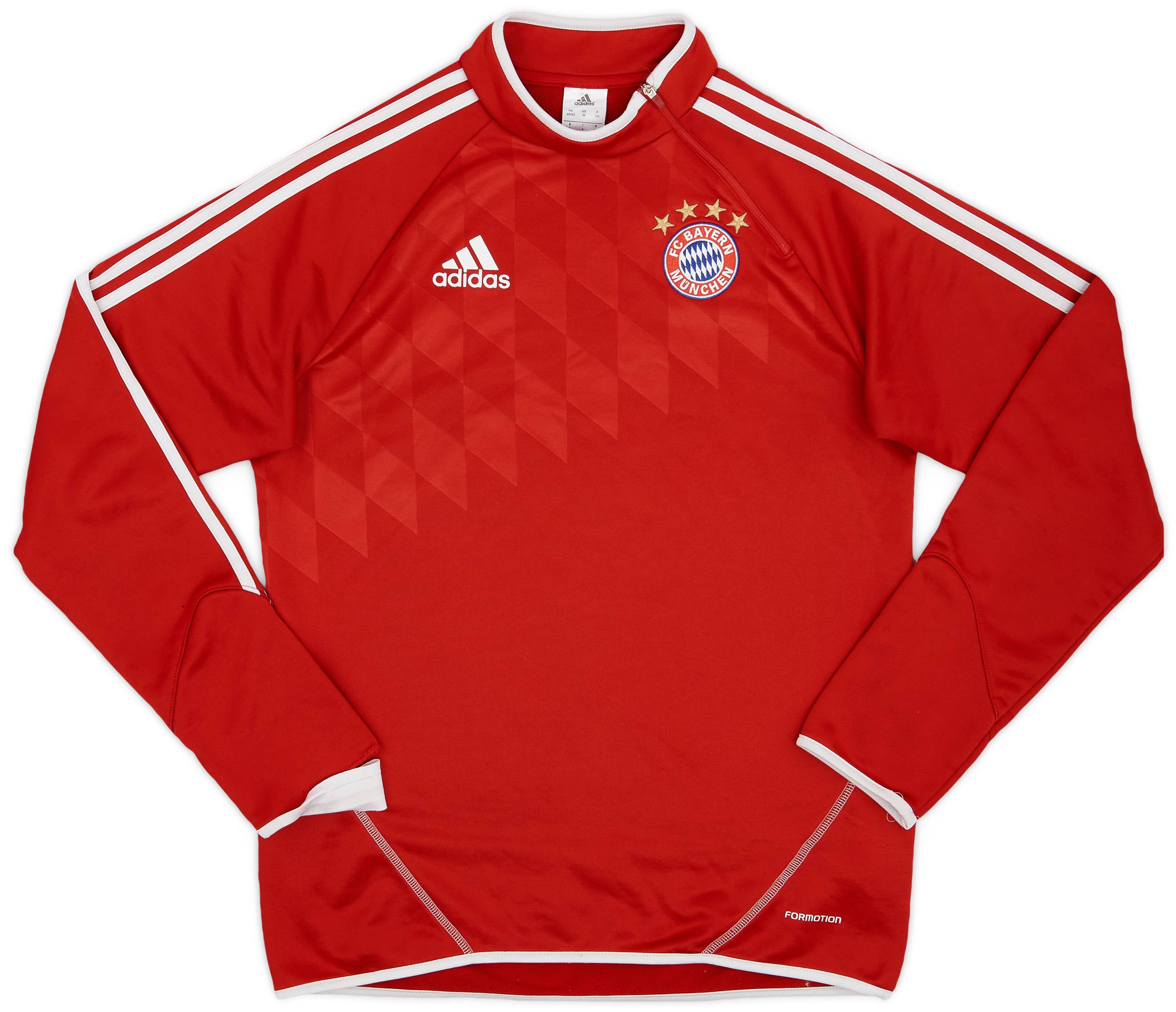 2013-14 Bayern Munich adidas 1/4 Zip Training Top - 8/10 - (M)