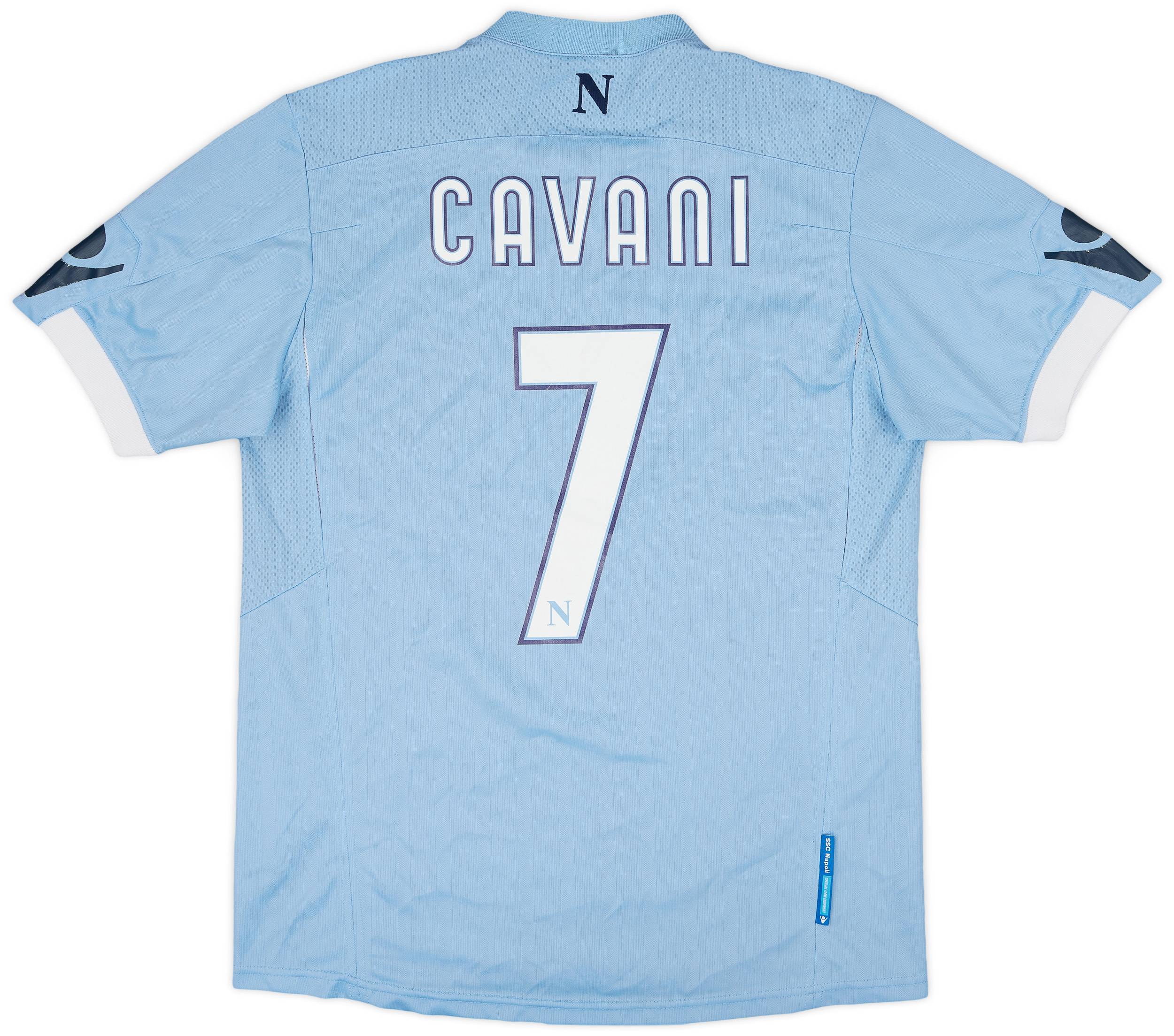 2010-11 Napoli Home Shirt Cavani #7 - 4/10 - (M)