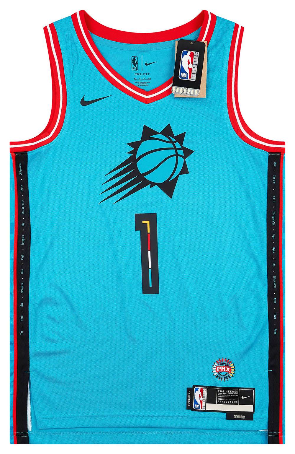 2022-23 Phoenix Suns Booker #1 Nike Swingman Jersey (Alternate) Y - W/Tags