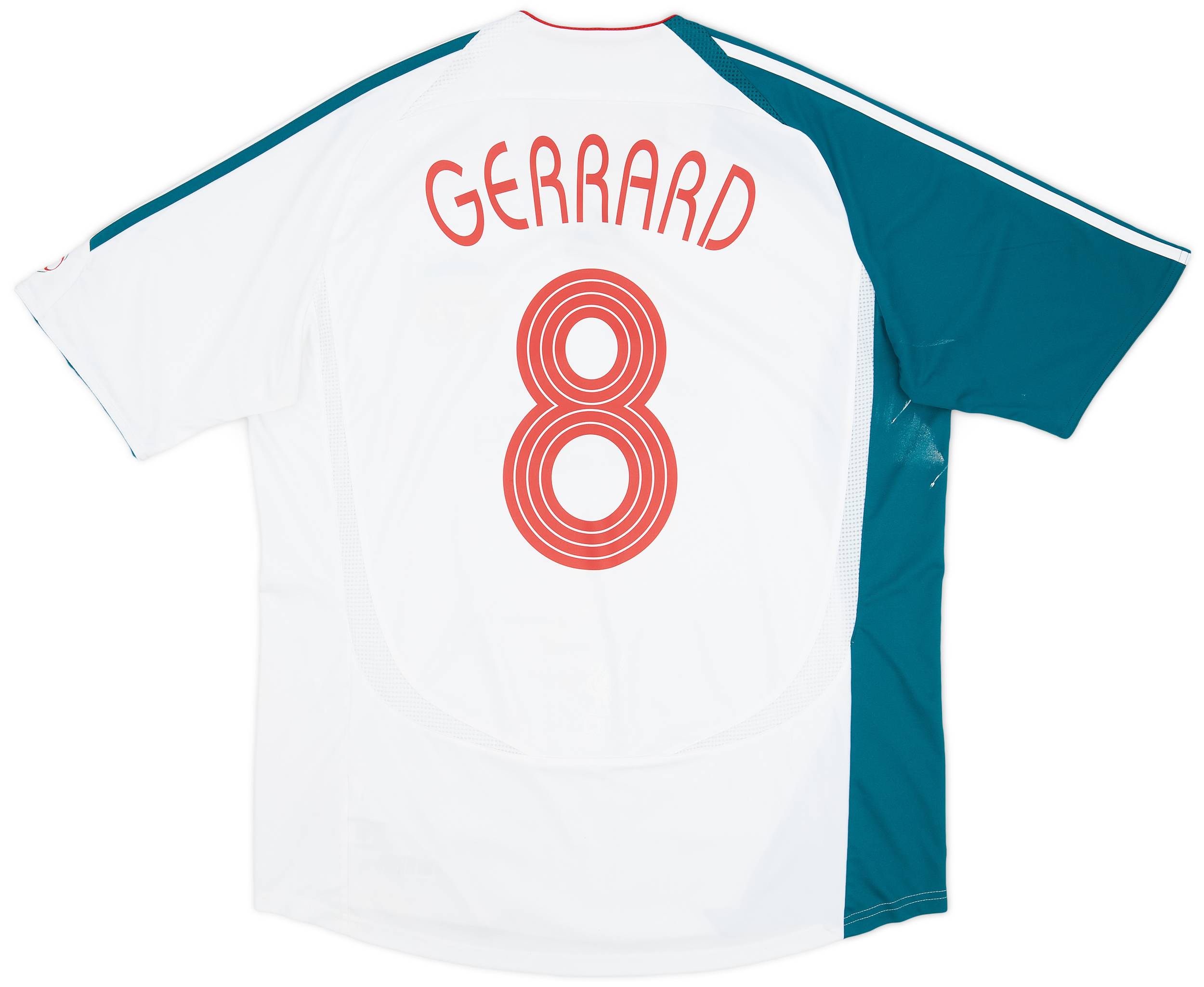 2006-07 Liverpool Third Shirt Gerrard #8 - 6/10 - (L)