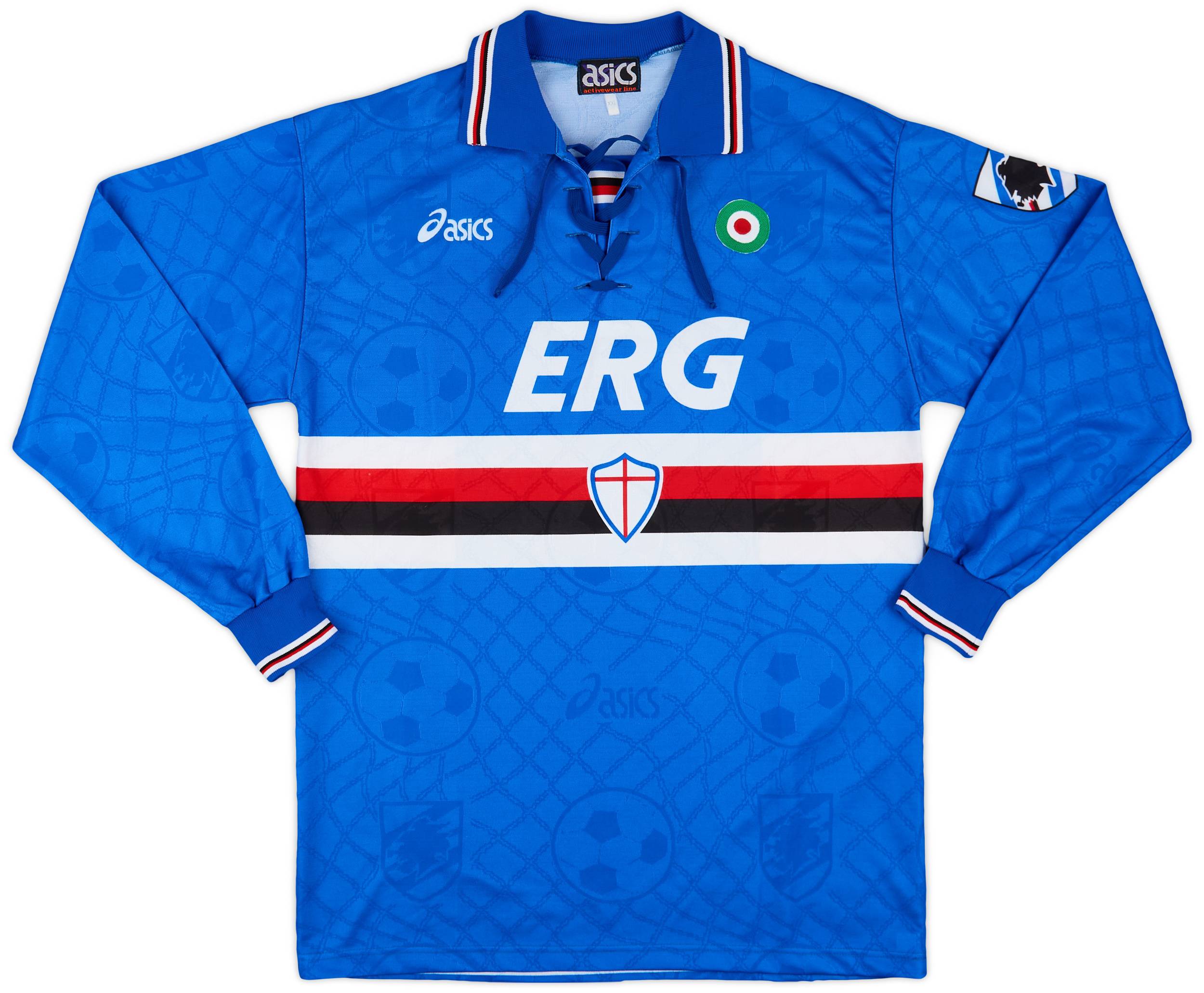 1994-95 Sampdoria Home L/S Shirt - 8/10 - (XXL)
