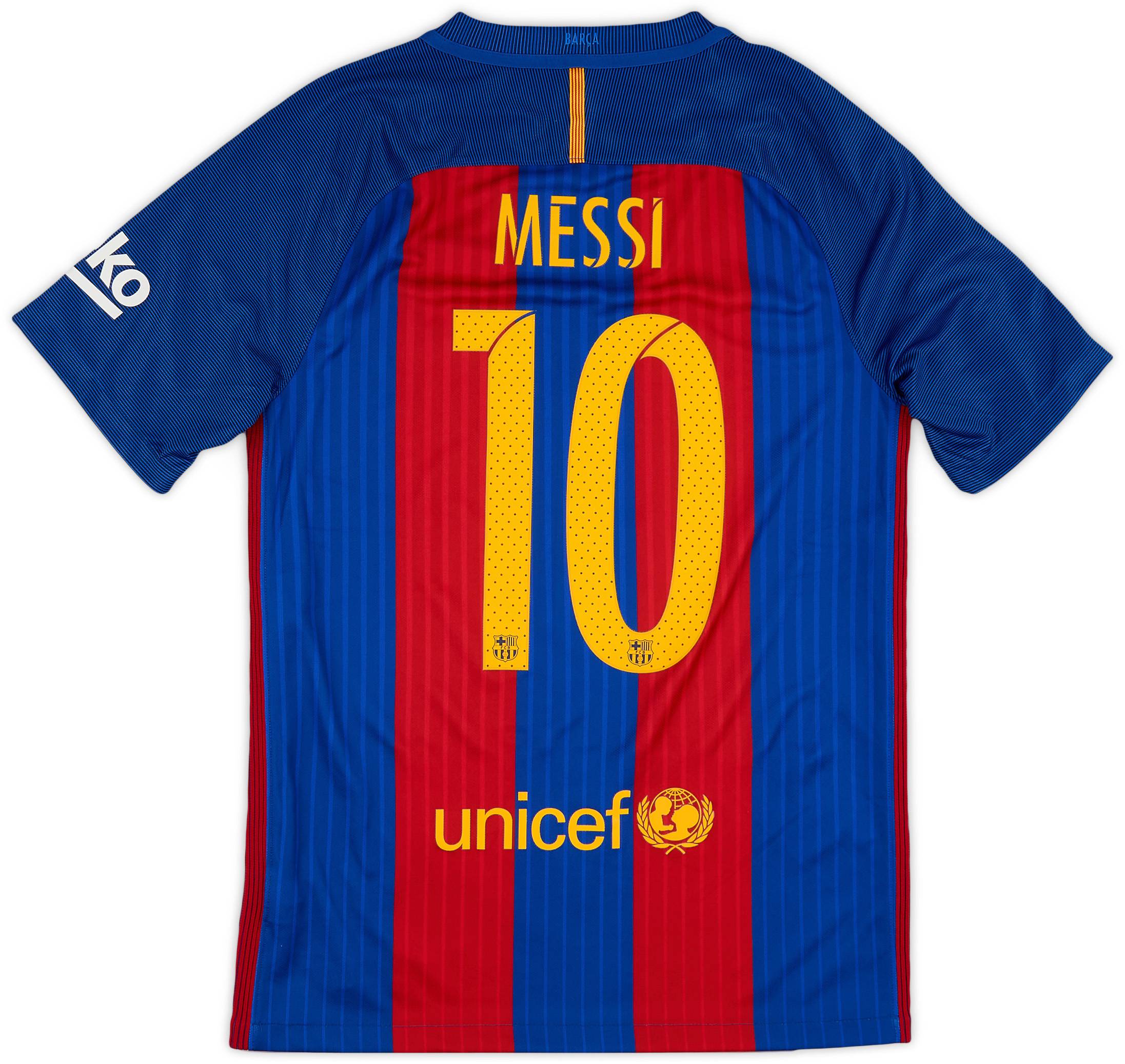 2016-17 Barcelona Home Shirt Messi #10 - 9/10 - (S)
