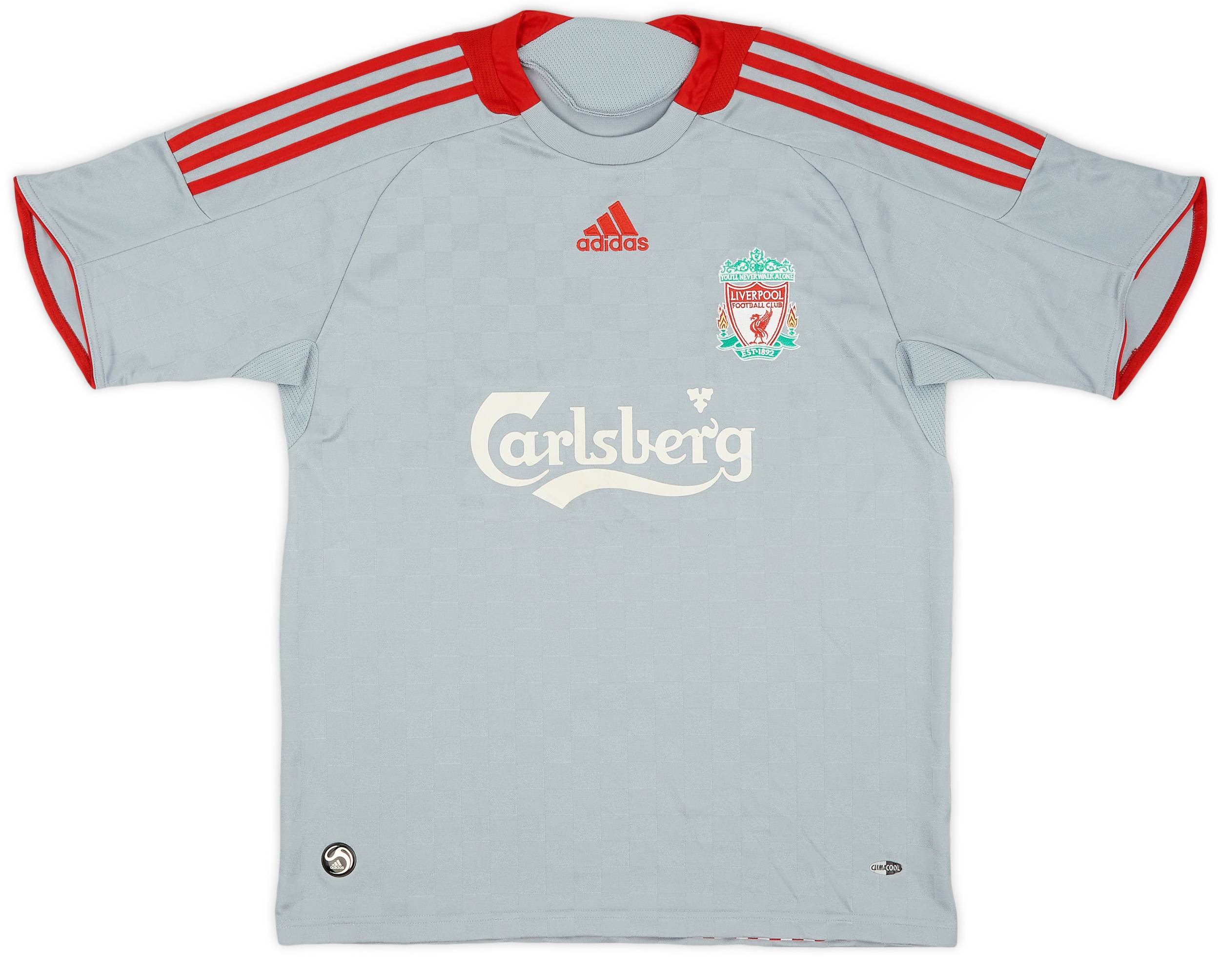 2008-09 Liverpool Away Shirt - 7/10 - (XL.Boys)