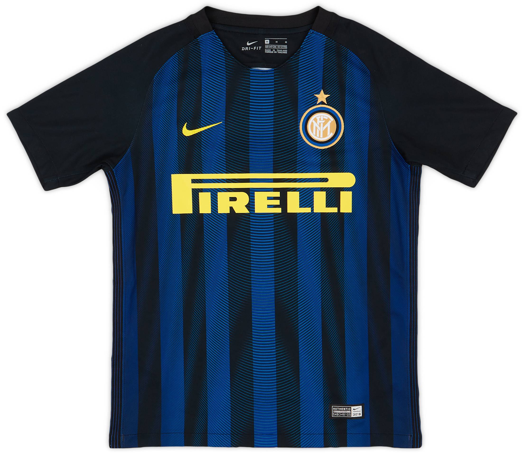 2016-17 Inter Milan Home Shirt - 9/10 - (M.Boys)