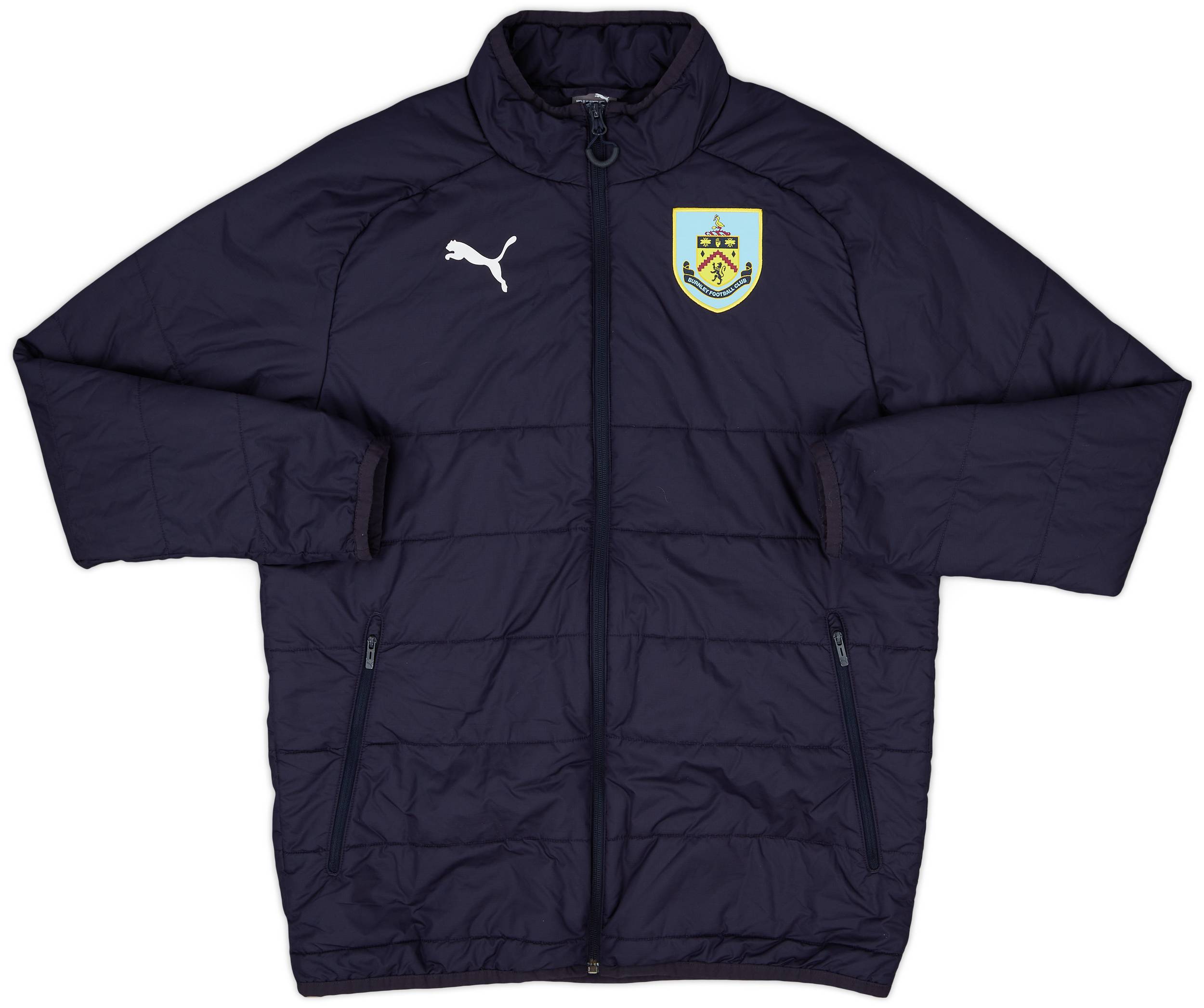 2017-18 Burnley Puma Padded Bench Coat - 8/10 - (S)