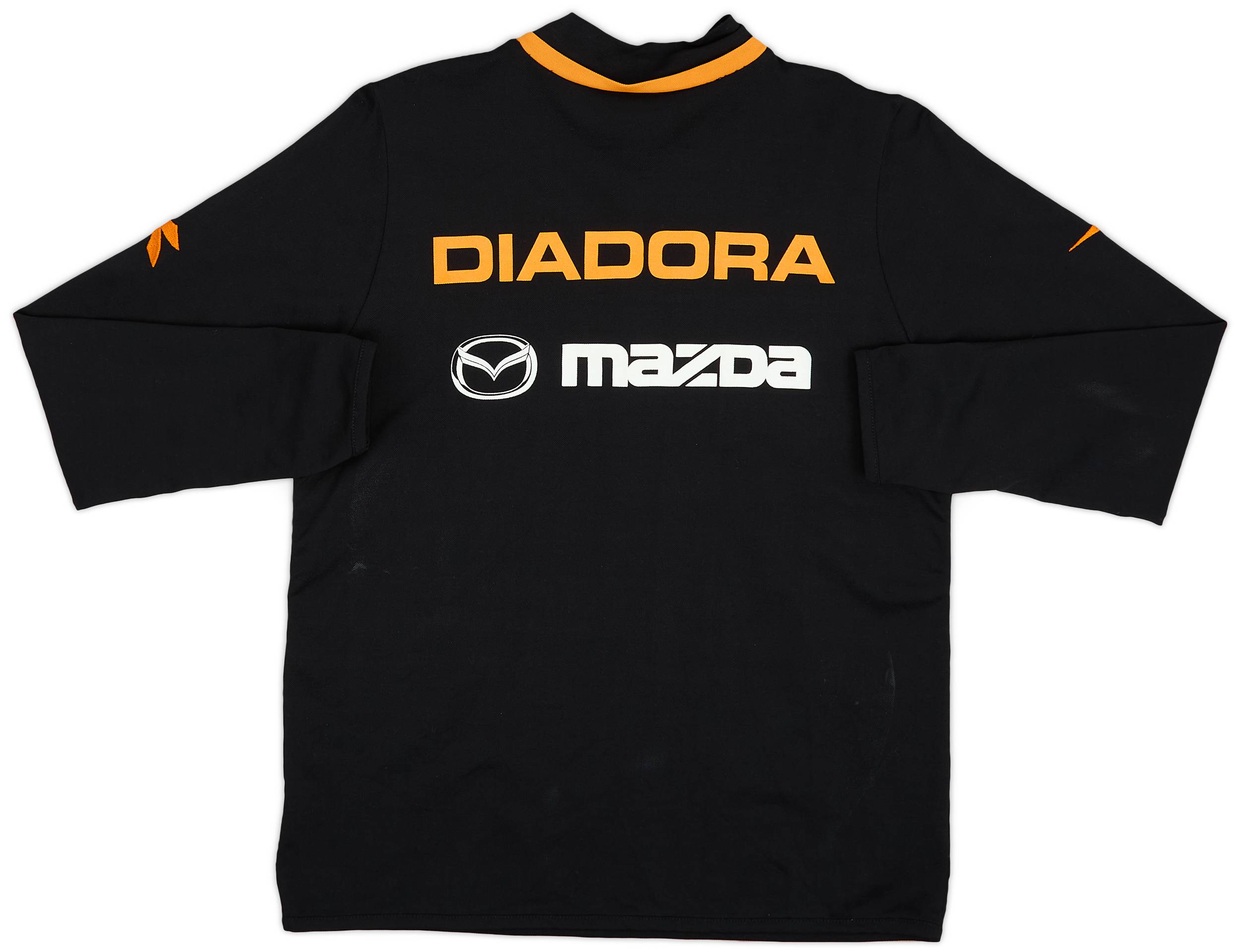 2003-04 Roma Diadora Training L/S Shirt - 9/10 - (S)